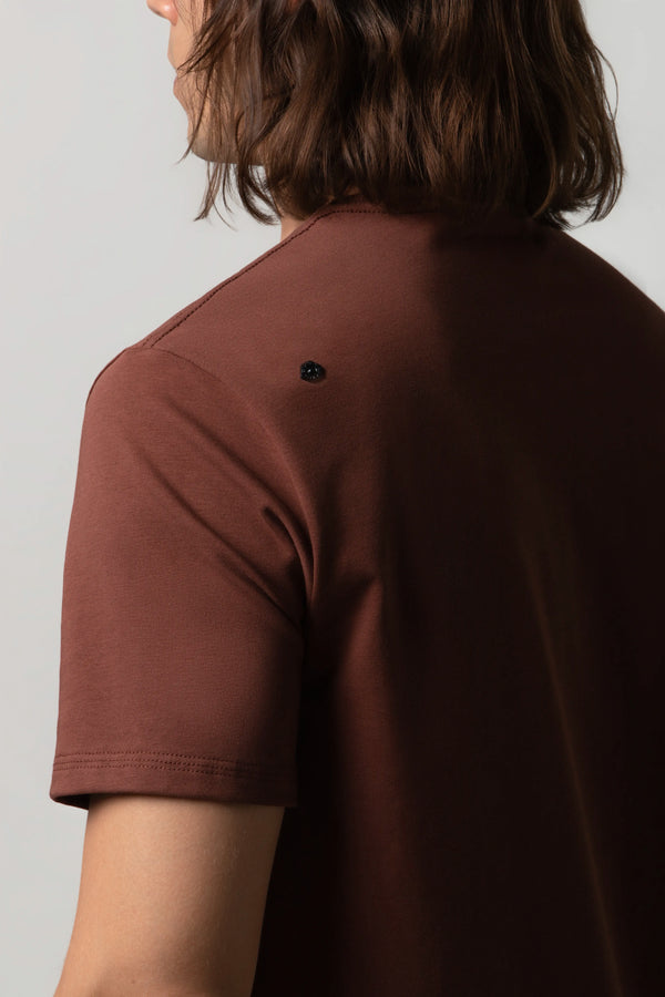 CAMISETA PREMIUM MANGA CORTA COLOR BRUNETTE