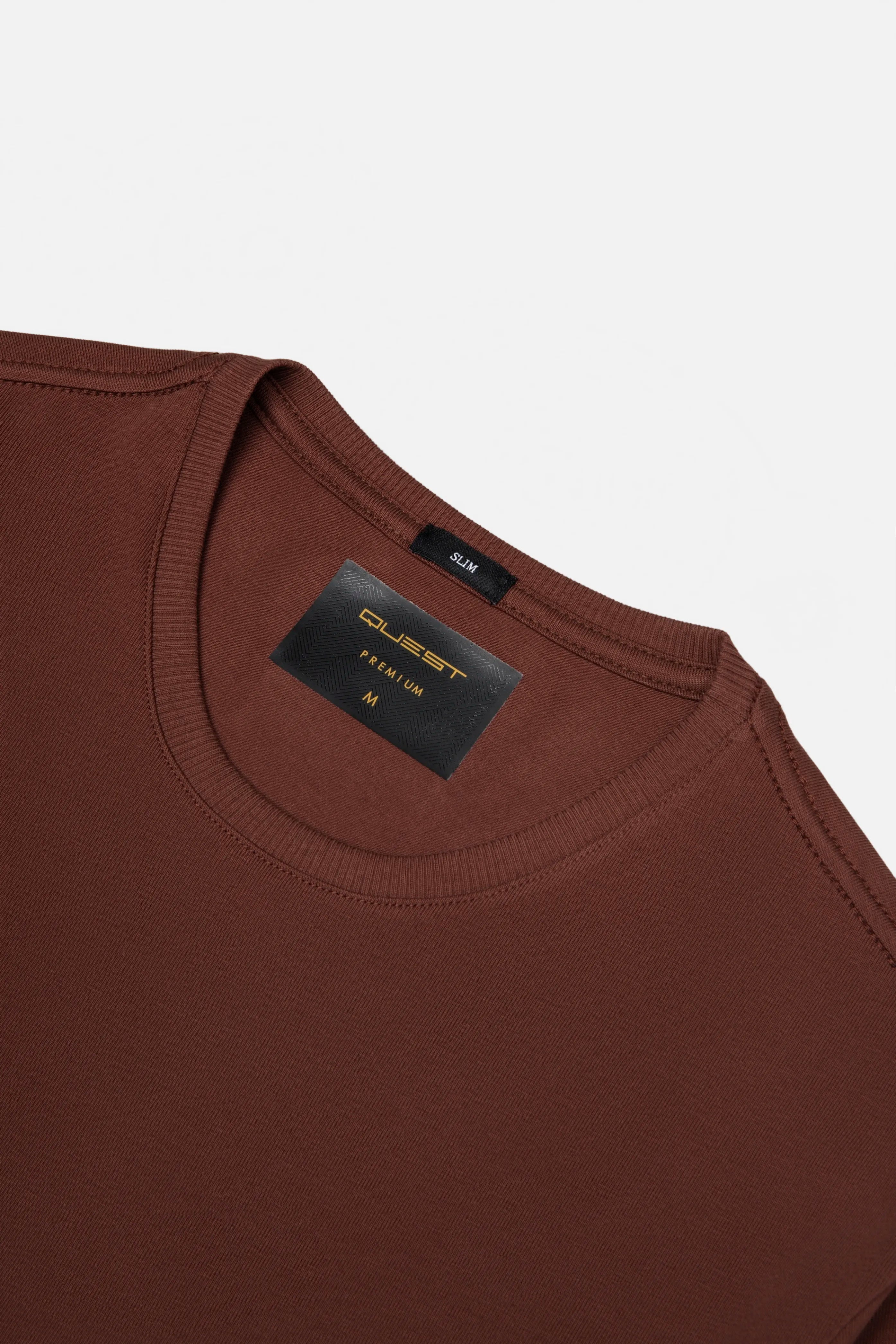 CAMISETA PREMIUM MANGA CORTA COLOR BRUNETTE