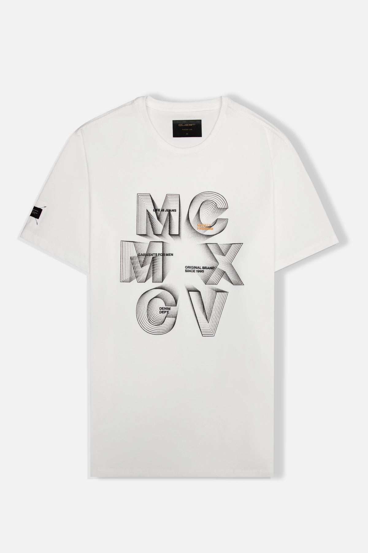 CAMISETA PREMIUM MANGA CORTA COLOR IVORY