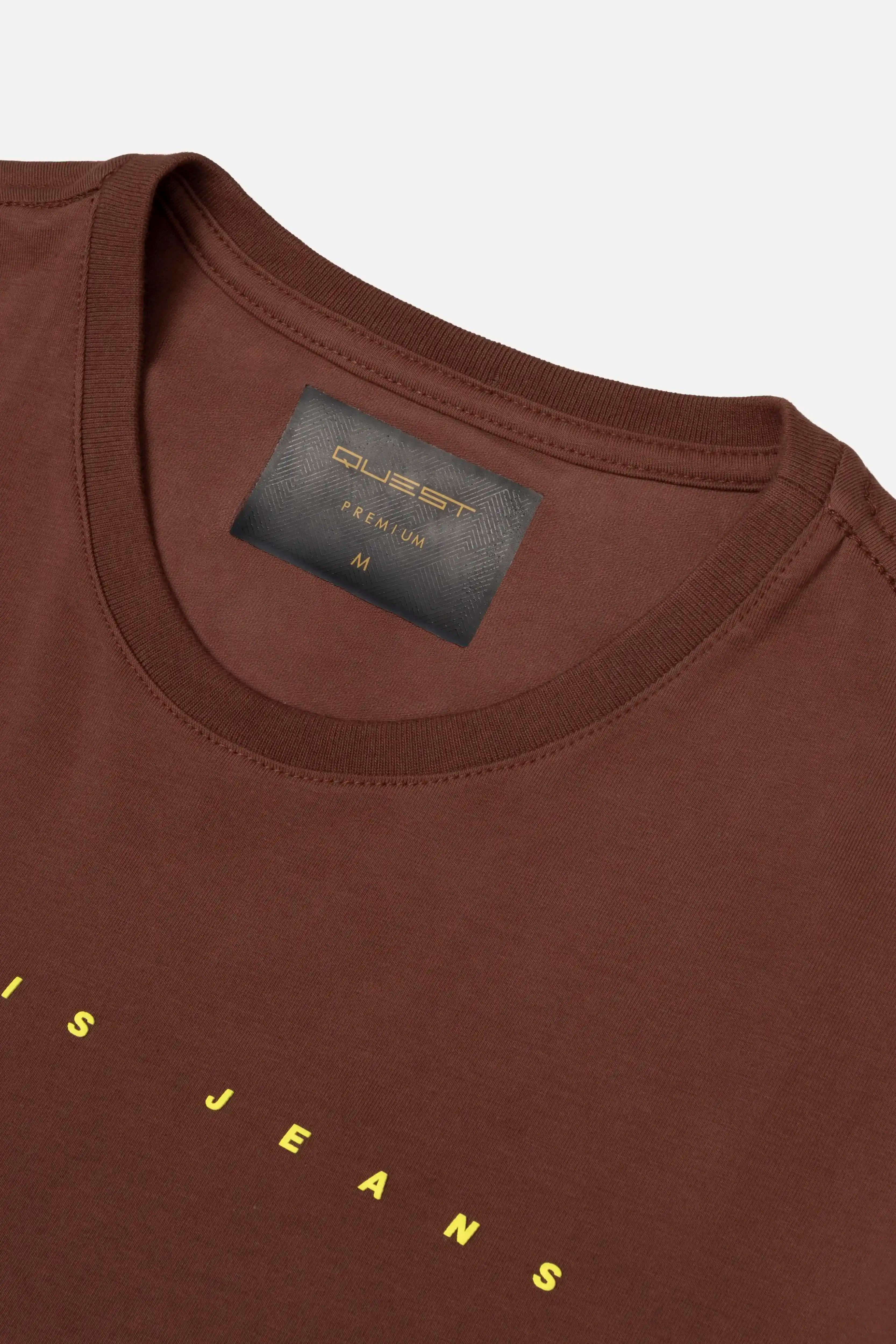 CAMISETA PREMIUM MANGA CORTA COLOR BRUNETTE