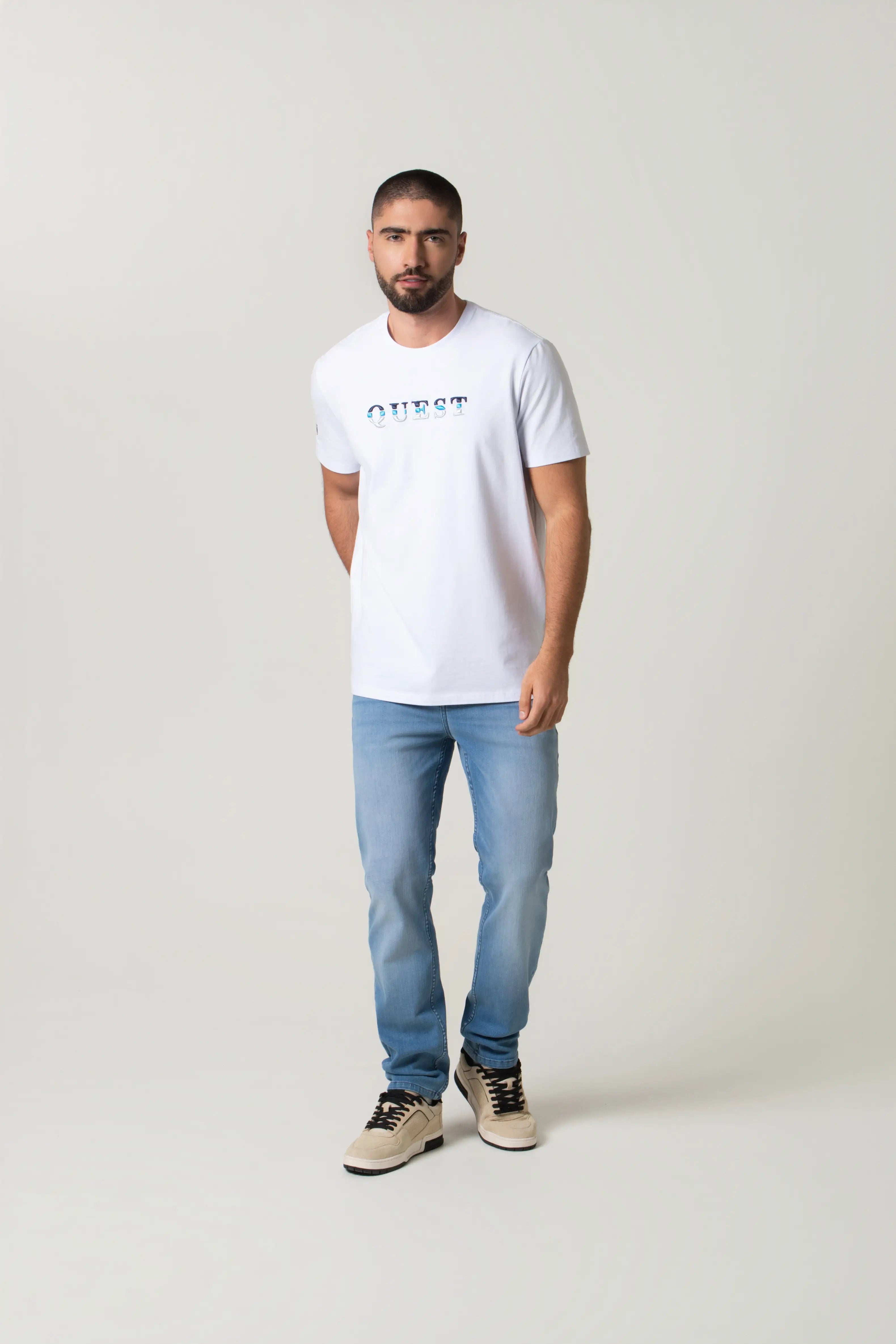 CAMISETA PREMIUM MANGA CORTA COLOR BLANCO OPTICO