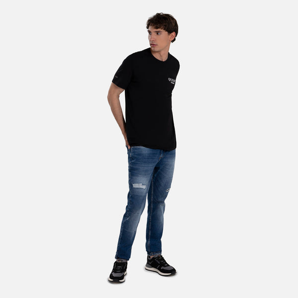 CAMISETA PREMIUM MANGA CORTA COLOR NEGRO