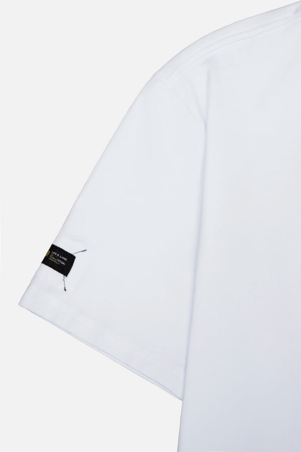 CAMISETA PREMIUM MANGA CORTA COLOR BLANCO OPTICO
