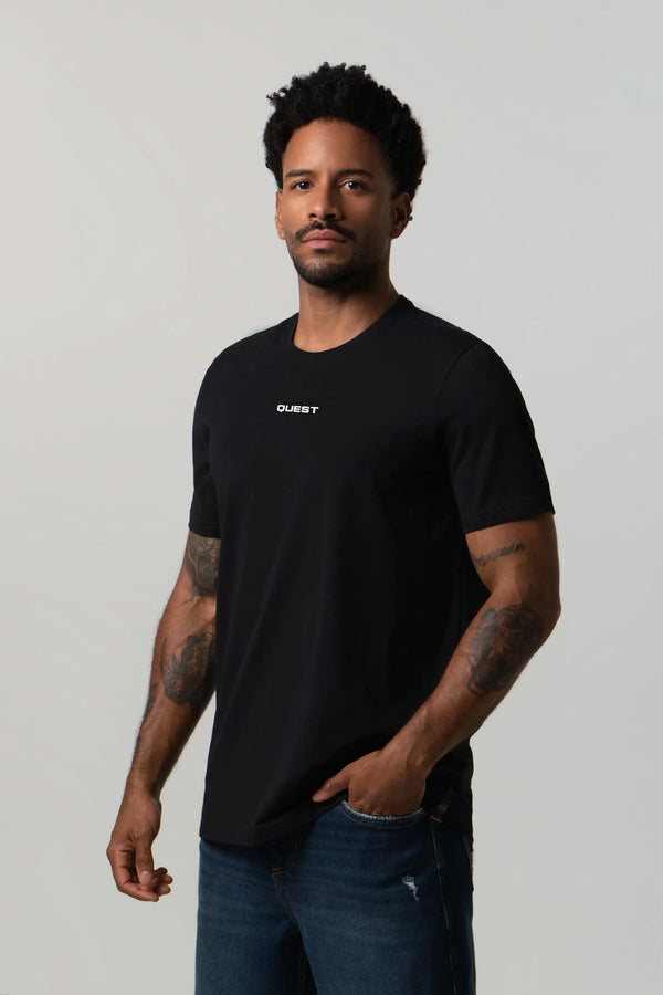 CAMISETA PREMIUM MANGA CORTA COLOR NEGRO
