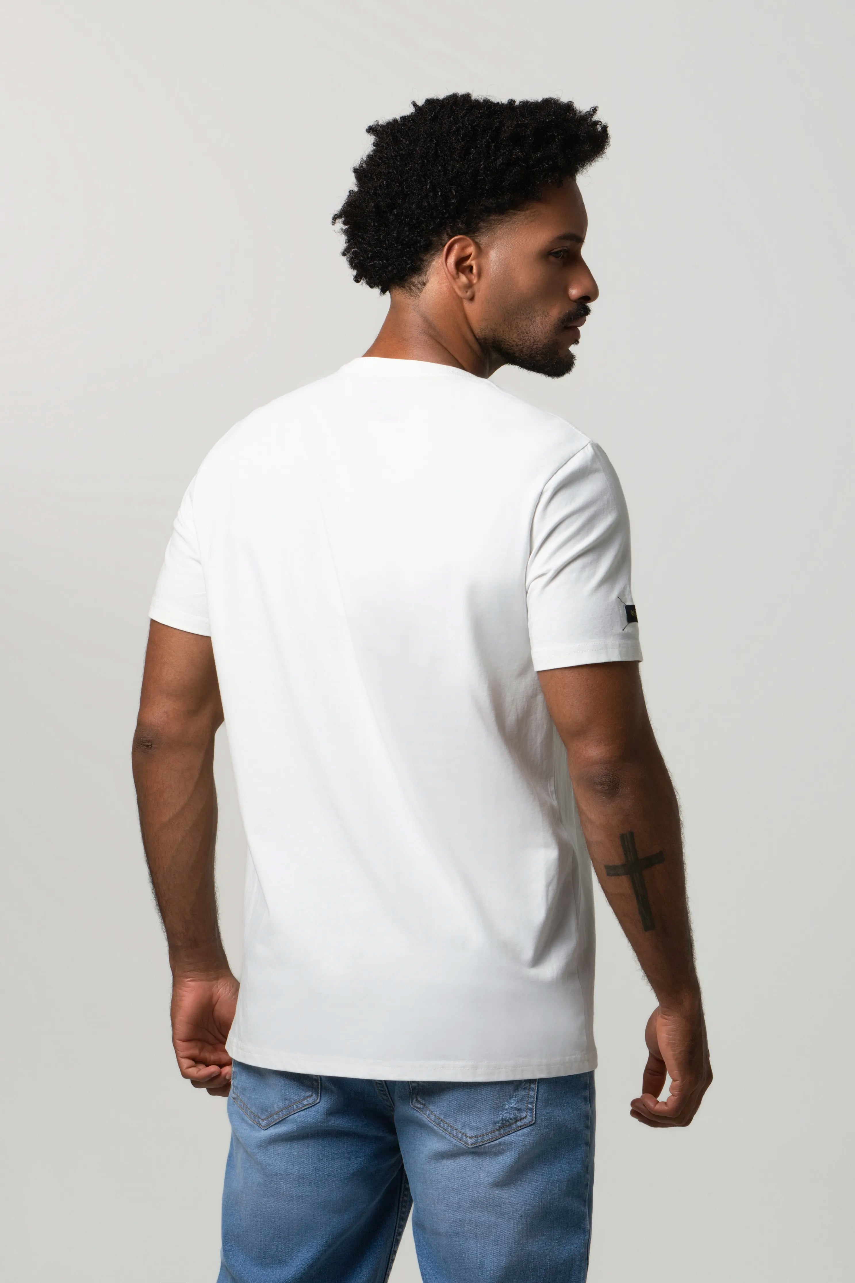 CAMISETA PREMIUM MANGA CORTA COLOR IVORY