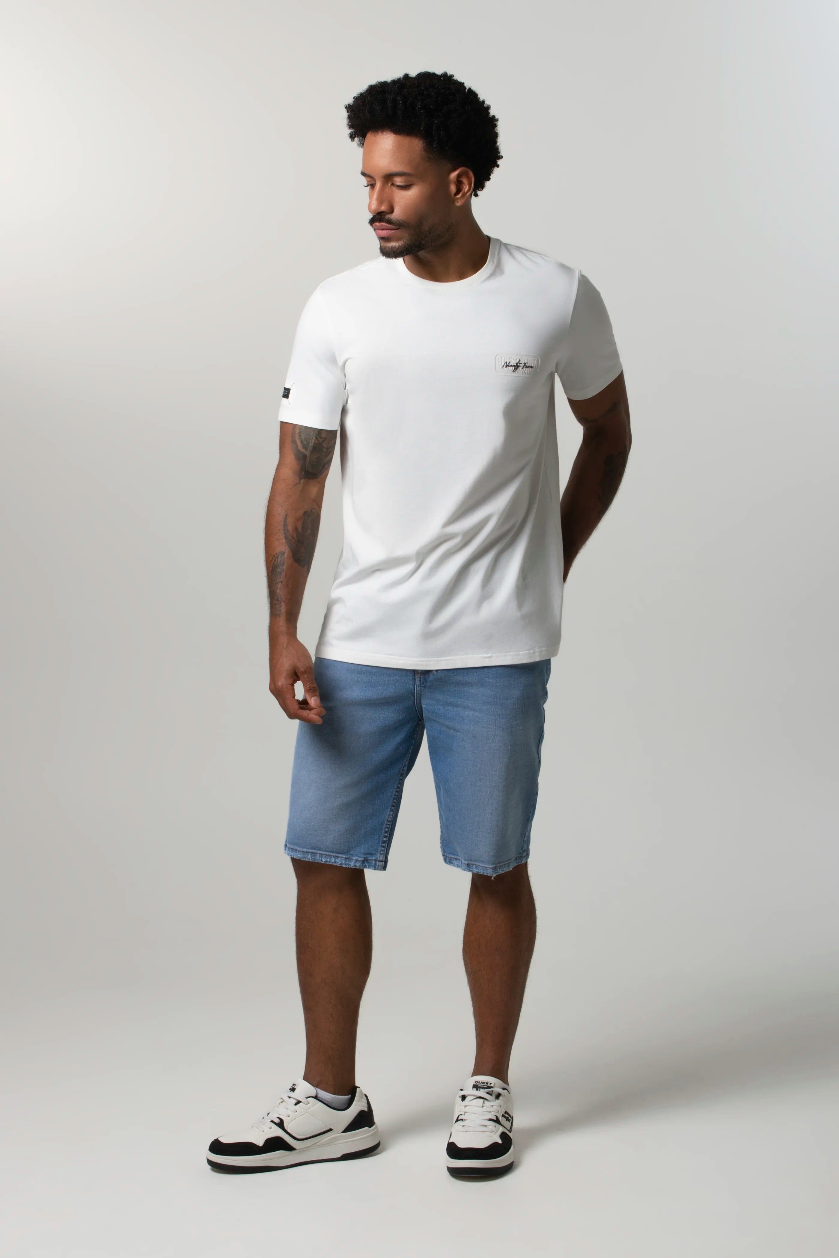 CAMISETA PREMIUM MANGA CORTA COLOR IVORY