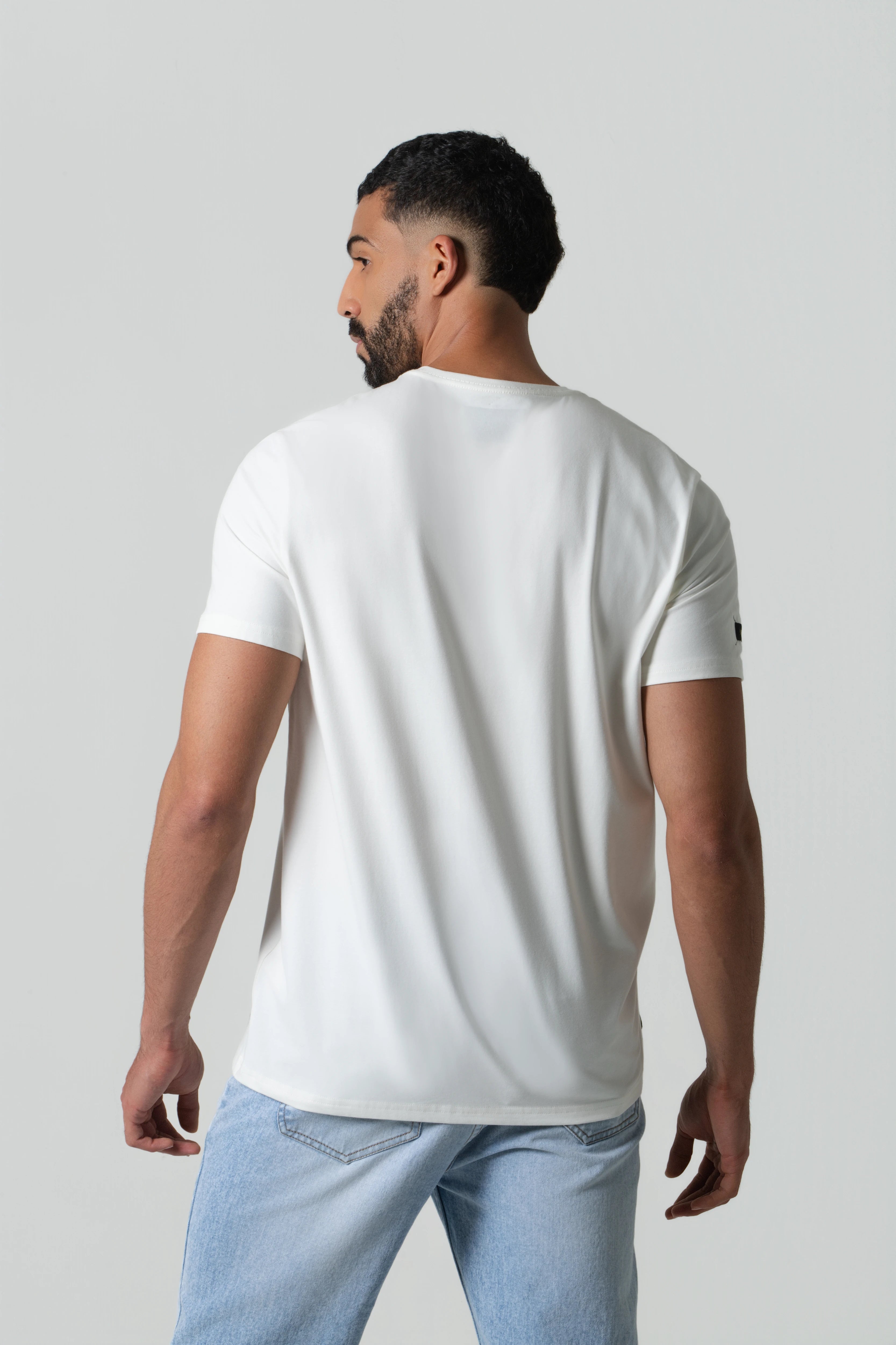 CAMISETA PREMIUM MANGA CORTA COLOR IVORY