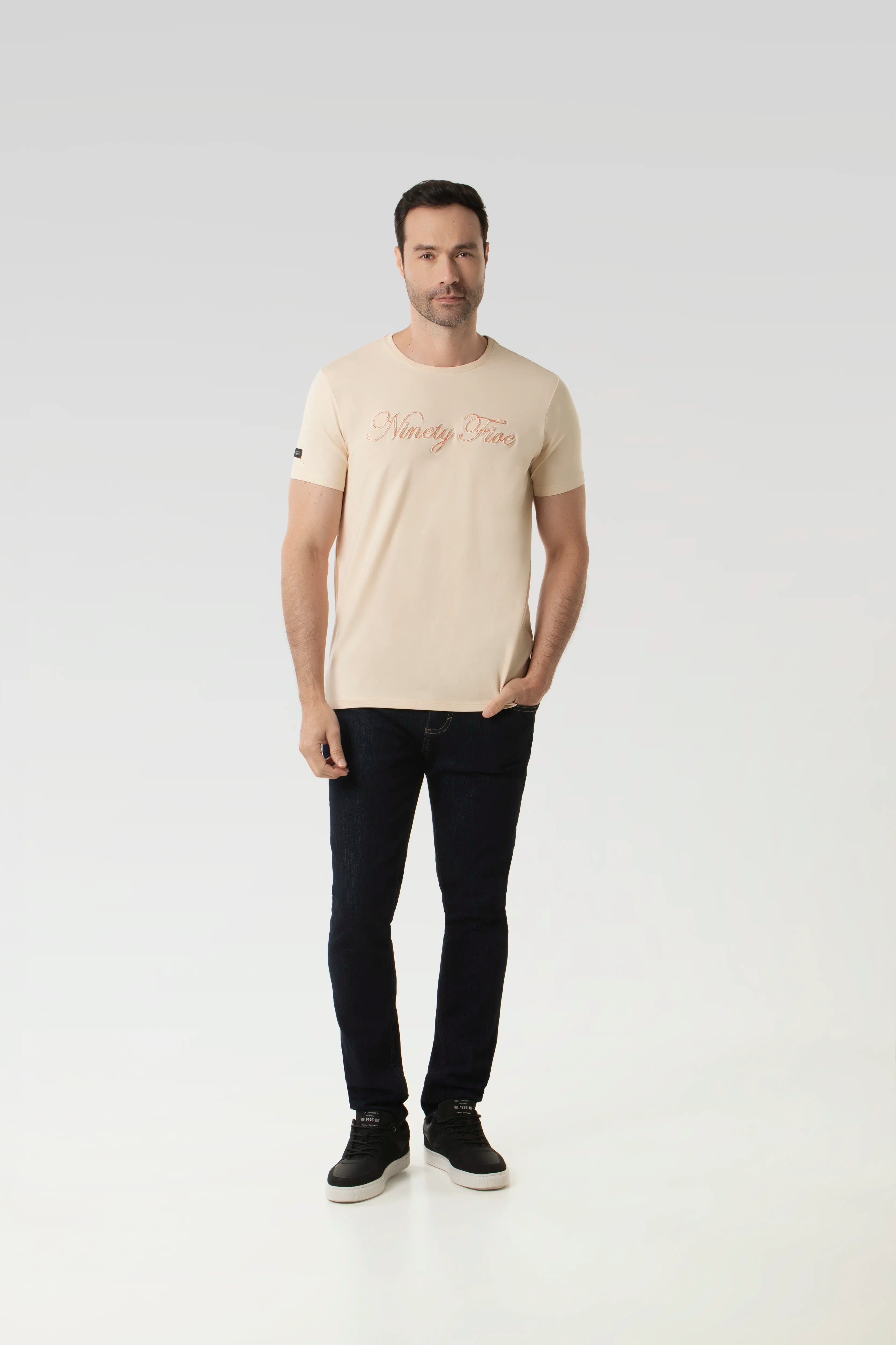 CAMISETA PREMIUM MANGA CORTA COLOR BRAZILIAN SAND