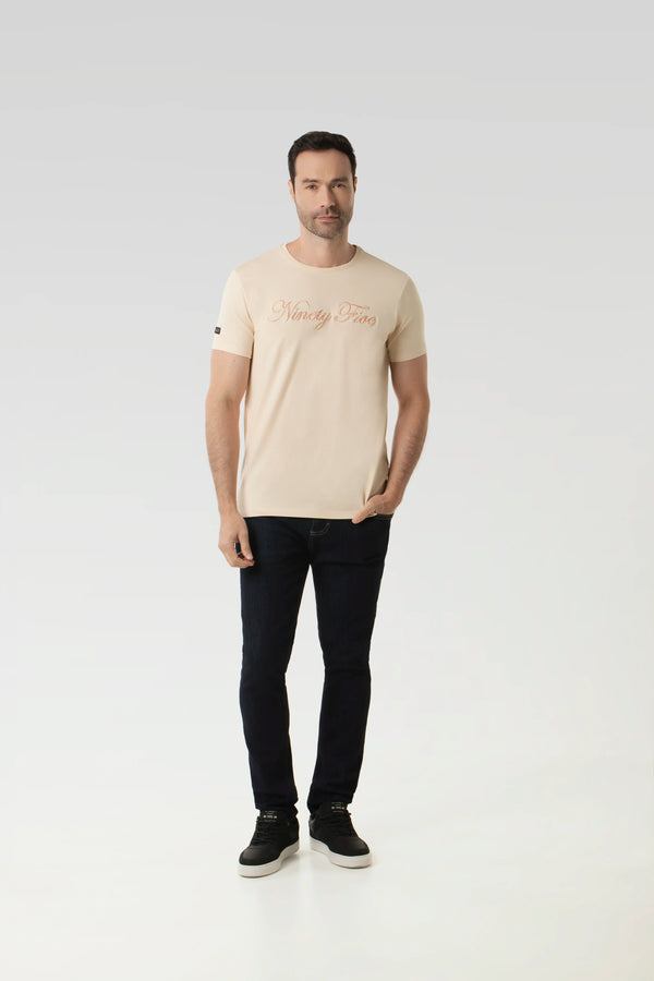 CAMISETA PREMIUM MANGA CORTA COLOR BRAZILIAN SAND