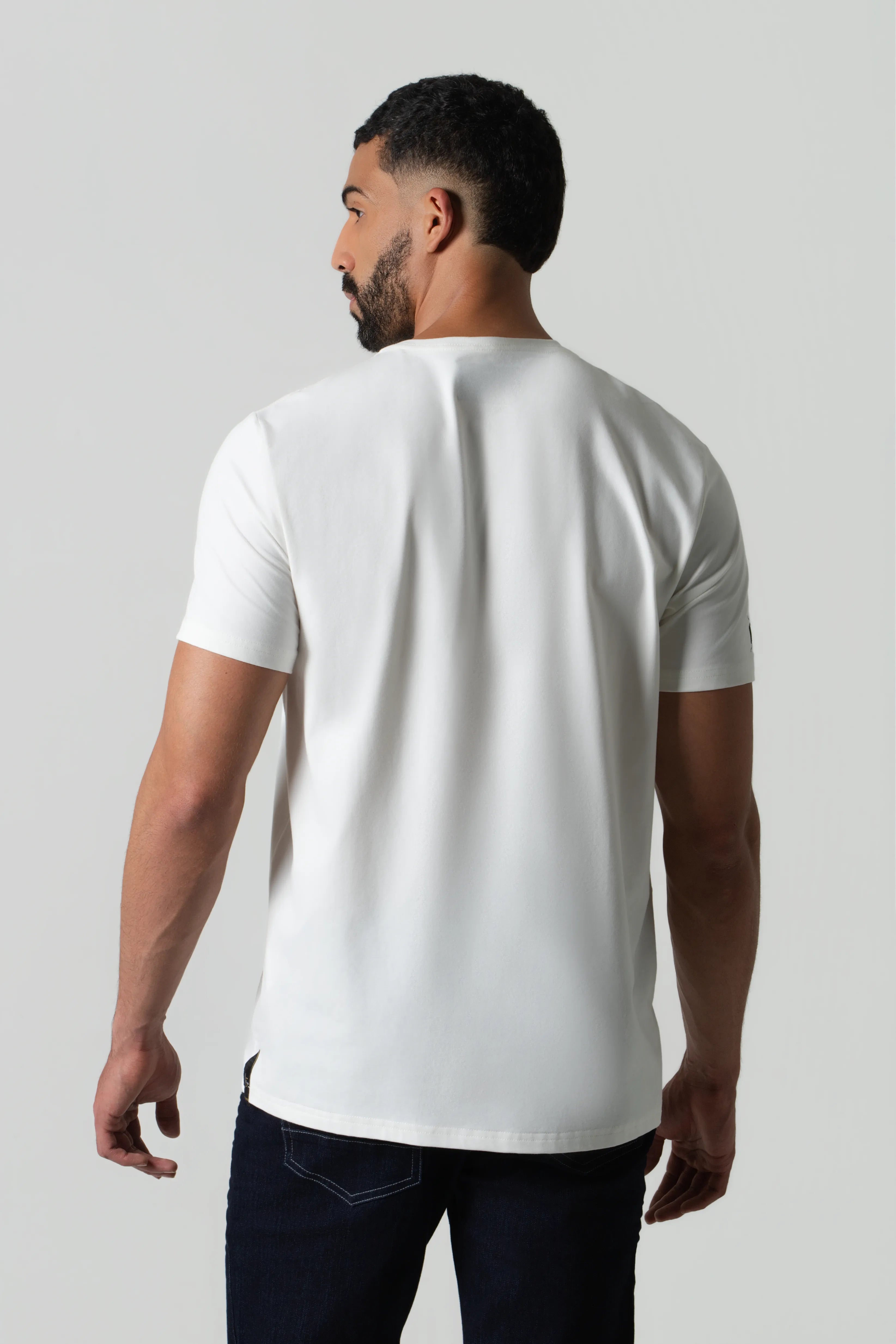 CAMISETA PREMIUM MANGA CORTA COLOR IVORY