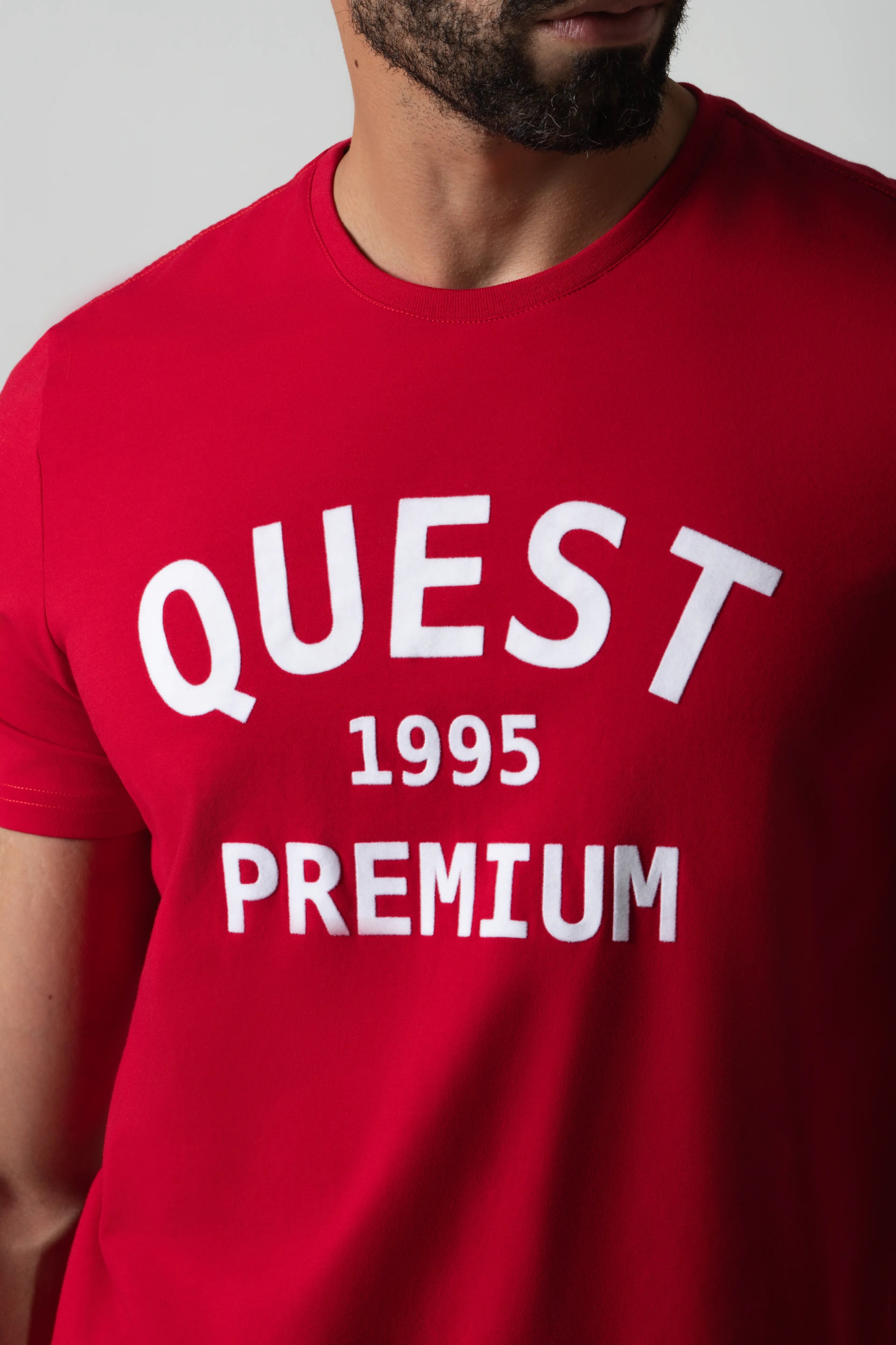 CAMISETA PREMIUM MANGA CORTA COLOR ROJO