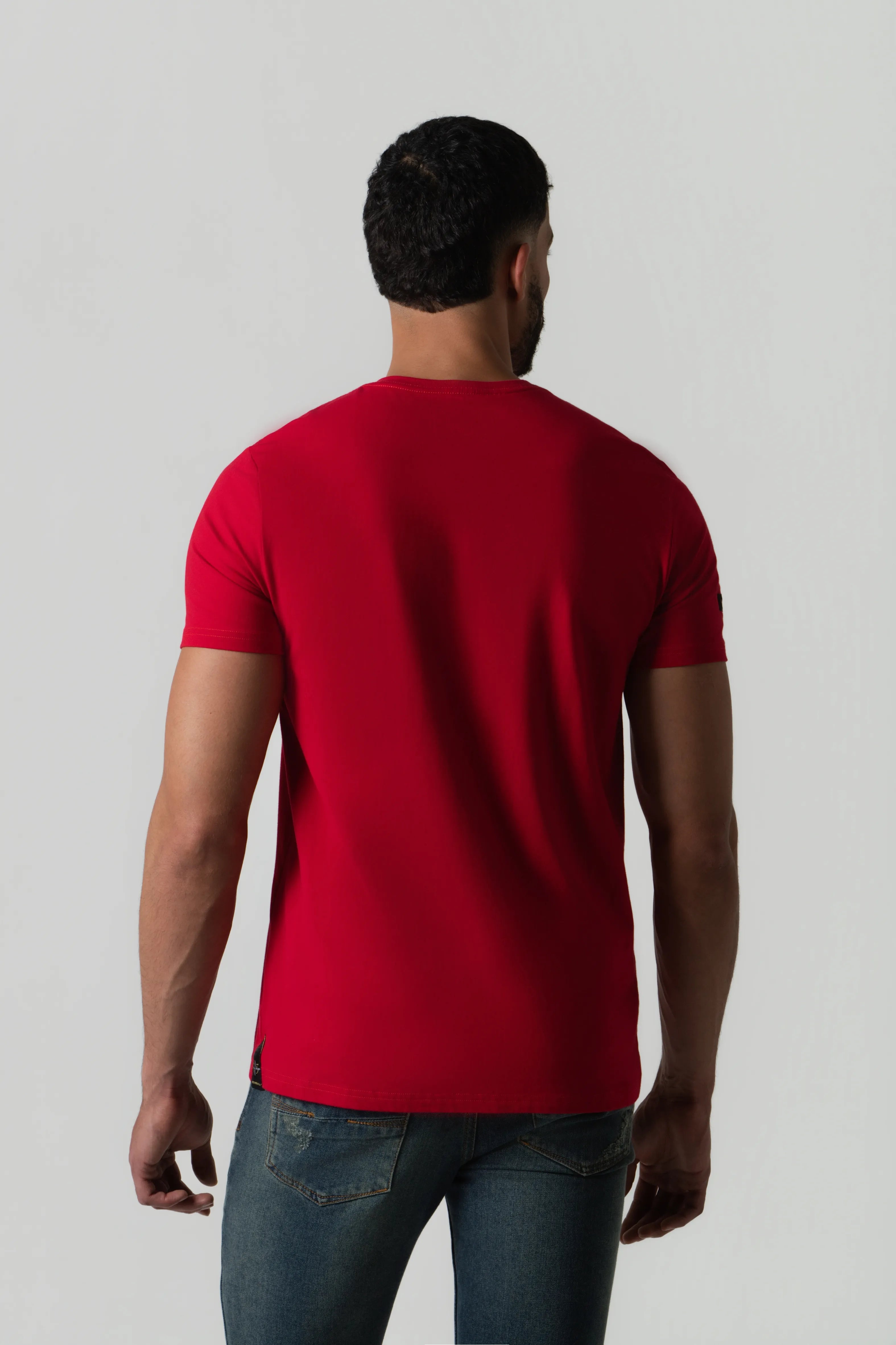 CAMISETA PREMIUM MANGA CORTA COLOR ROJO