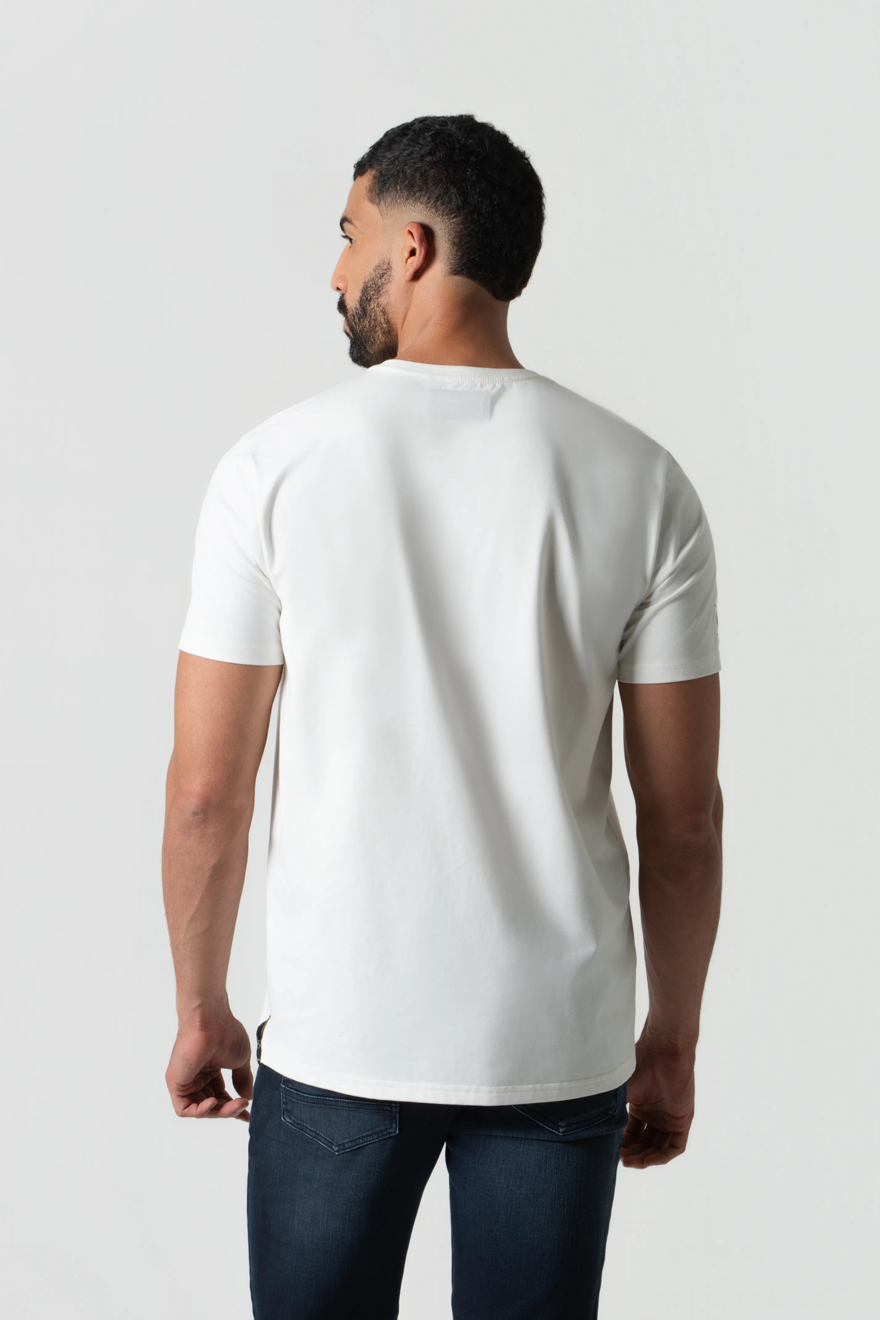 CAMISETA PREMIUM MANGA CORTA COLOR IVORY
