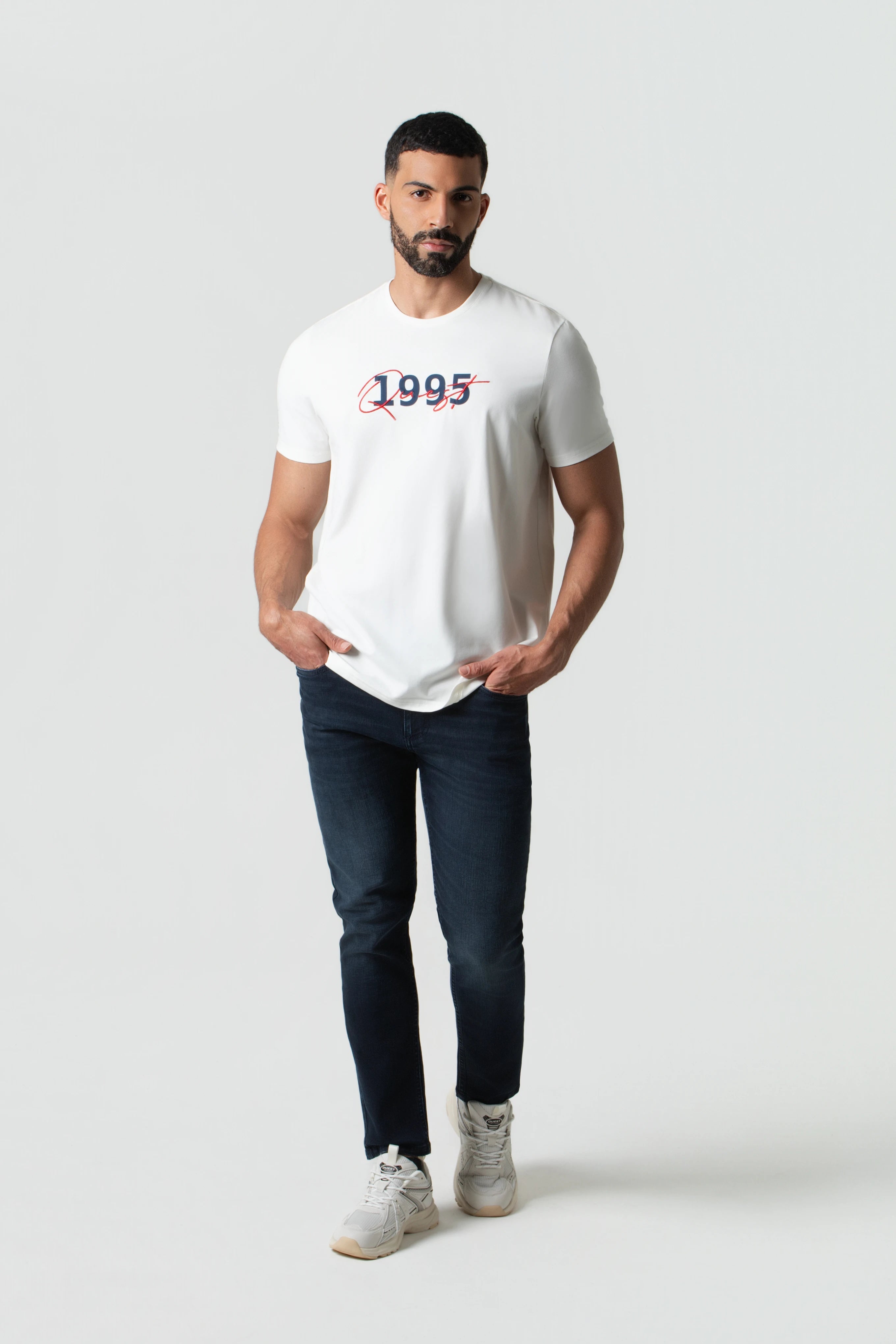 CAMISETA PREMIUM MANGA CORTA COLOR IVORY