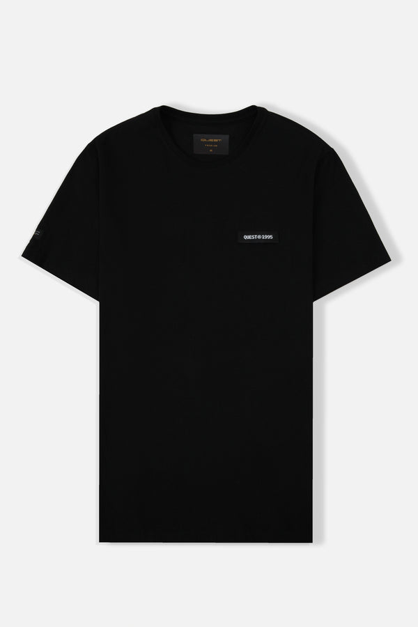 CAMISETA PREMIUM MANGA CORTA COLOR NEGRO