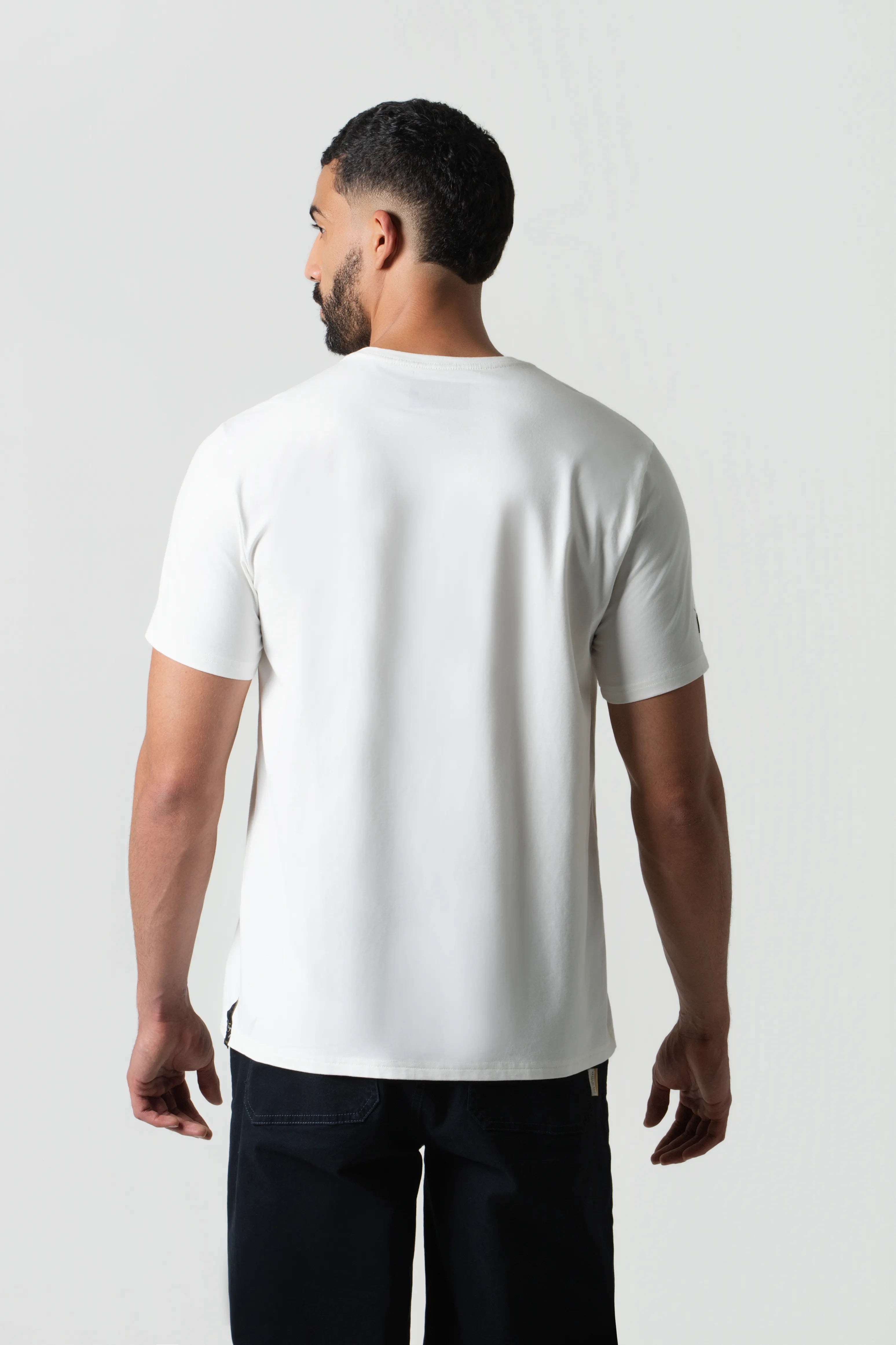 CAMISETA PREMIUM MANGA CORTA COLOR IVORY