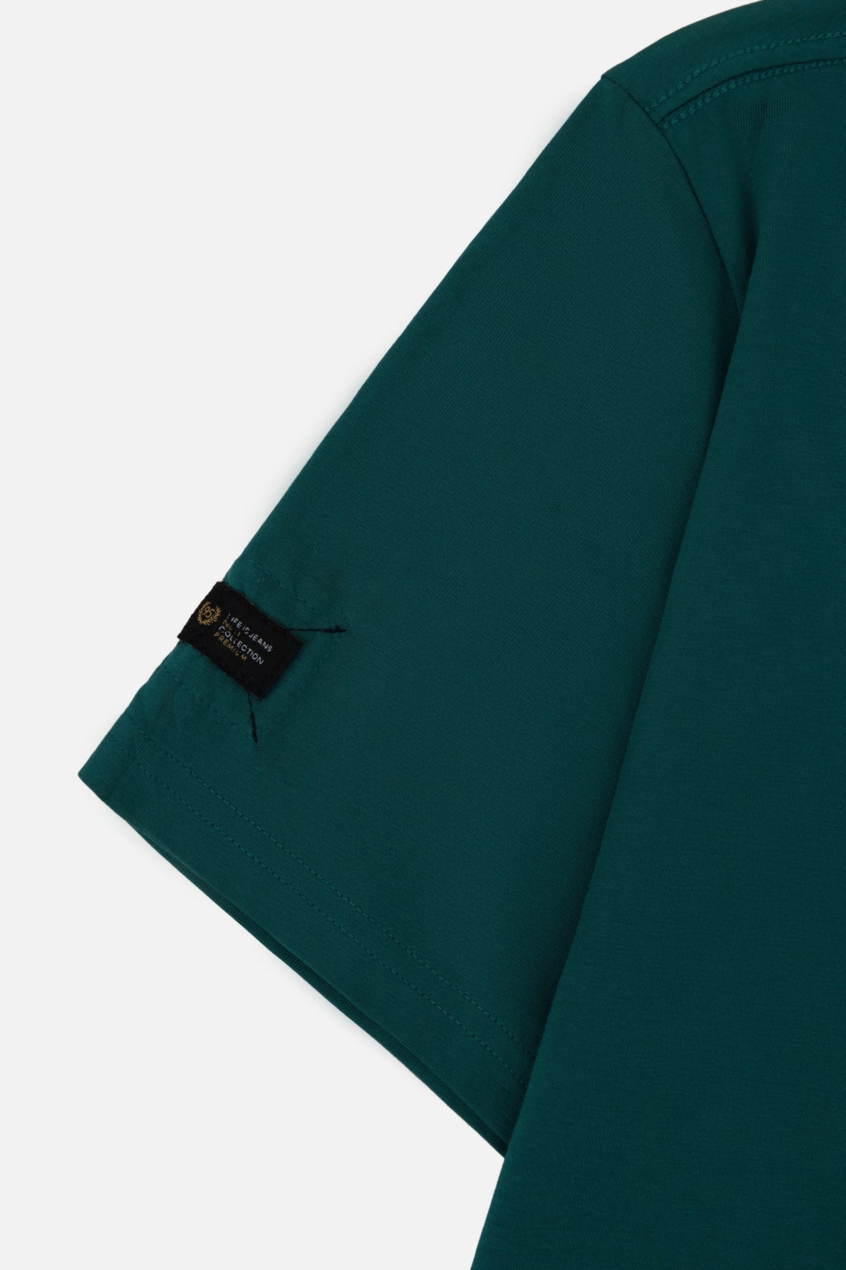 CAMISETA PREMIUM MANGA CORTA COLOR VERDE TORMENTA – Quest Colombia