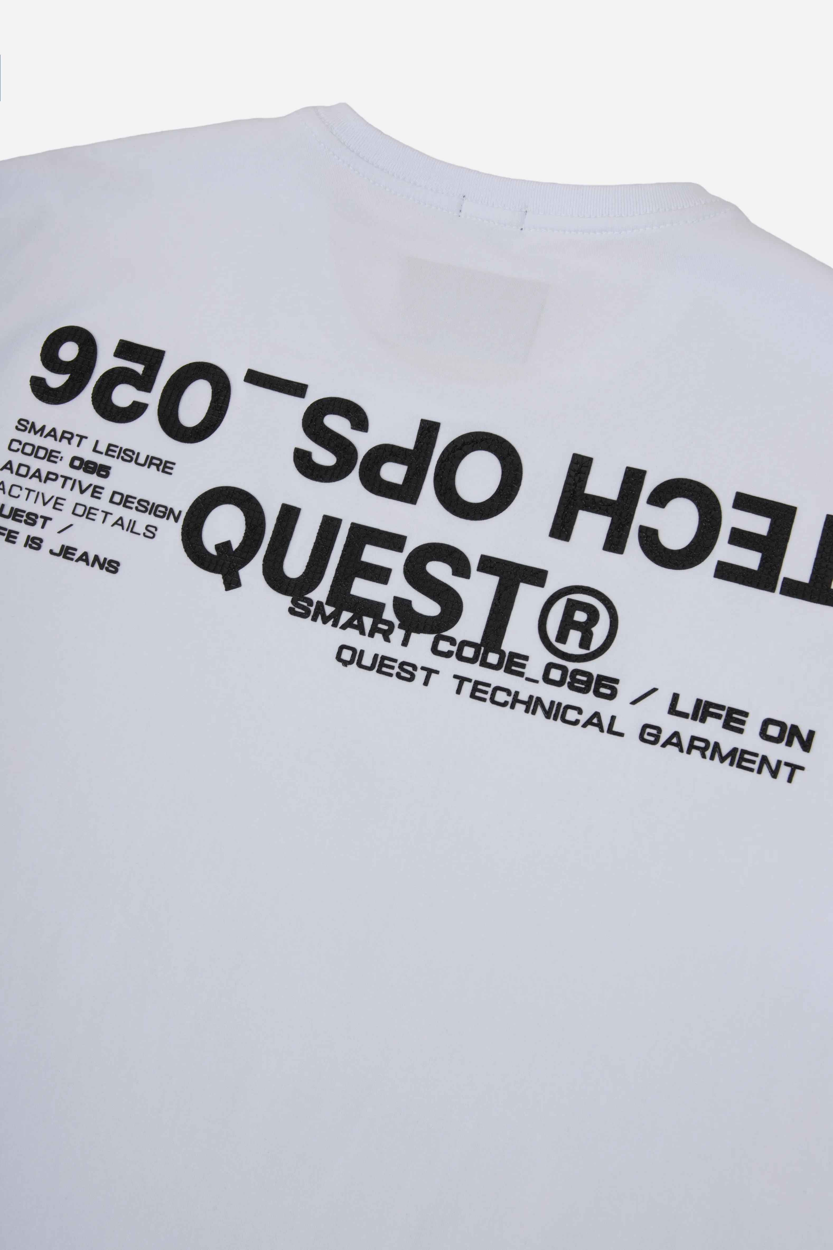 CAMISETA PREMIUM MANGA CORTA COLOR BLANCO BLANCO