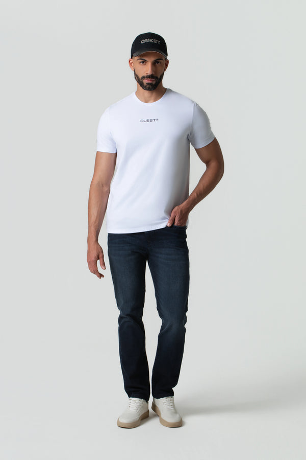 CAMISETA PREMIUM MANGA CORTA COLOR BLANCO BLANCO
