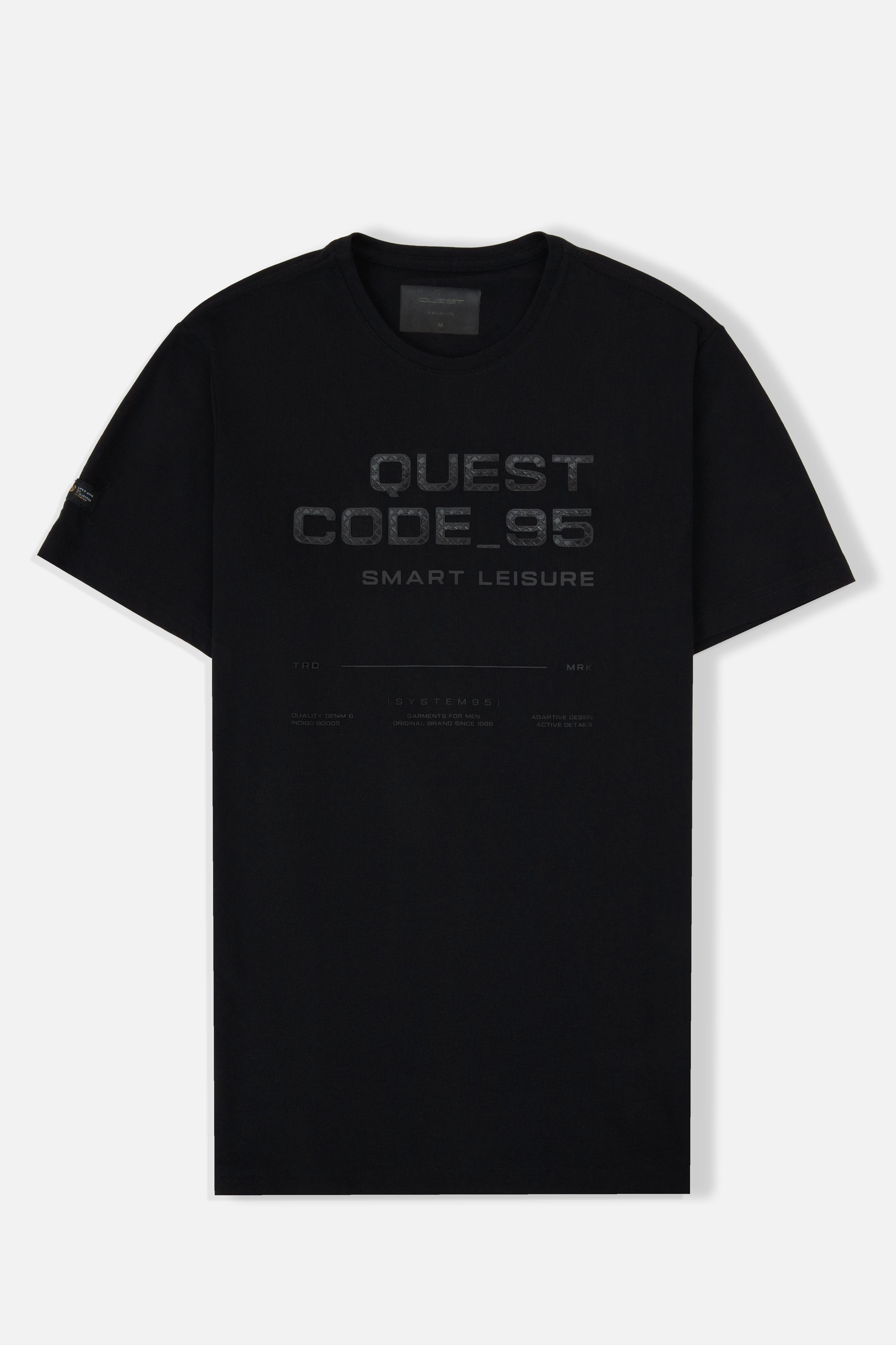 CAMISETA PREMIUM MANGA CORTA COLOR NEGRO