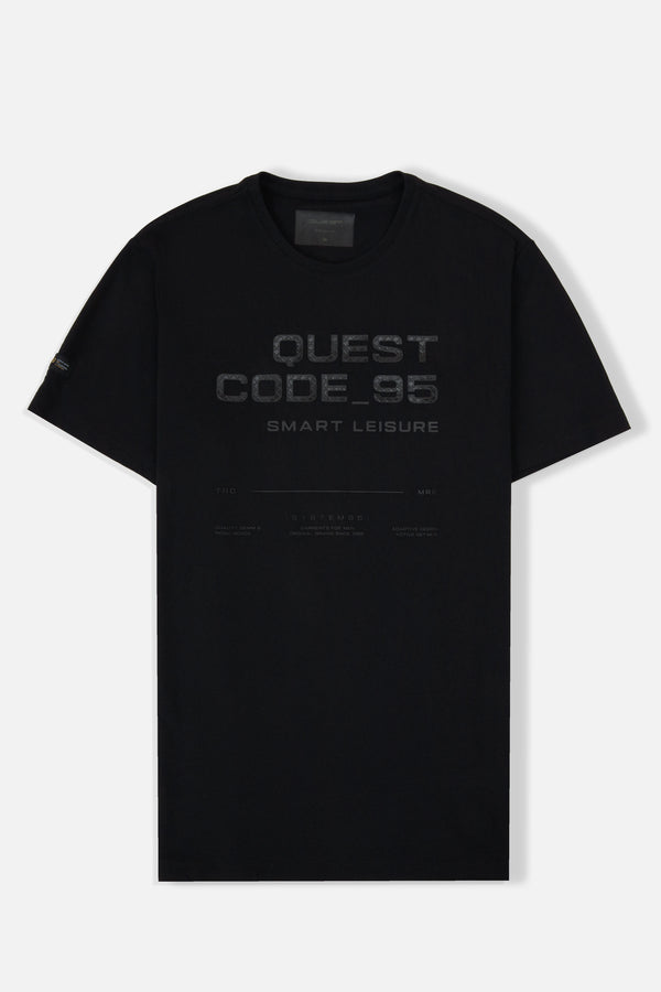 CAMISETA PREMIUM MANGA CORTA COLOR NEGRO