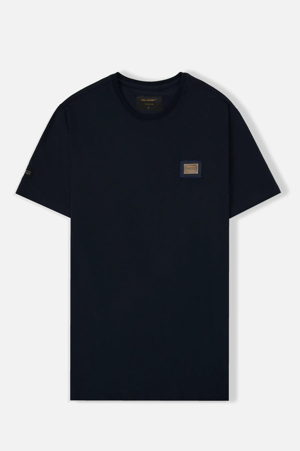 CAMISETA PREMIUM MANGA CORTA COLOR AZUL NOCHE