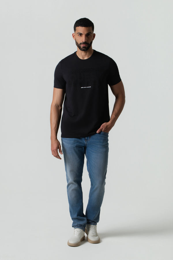 CAMISETA PREMIUM MANGA CORTA COLOR NEGRO