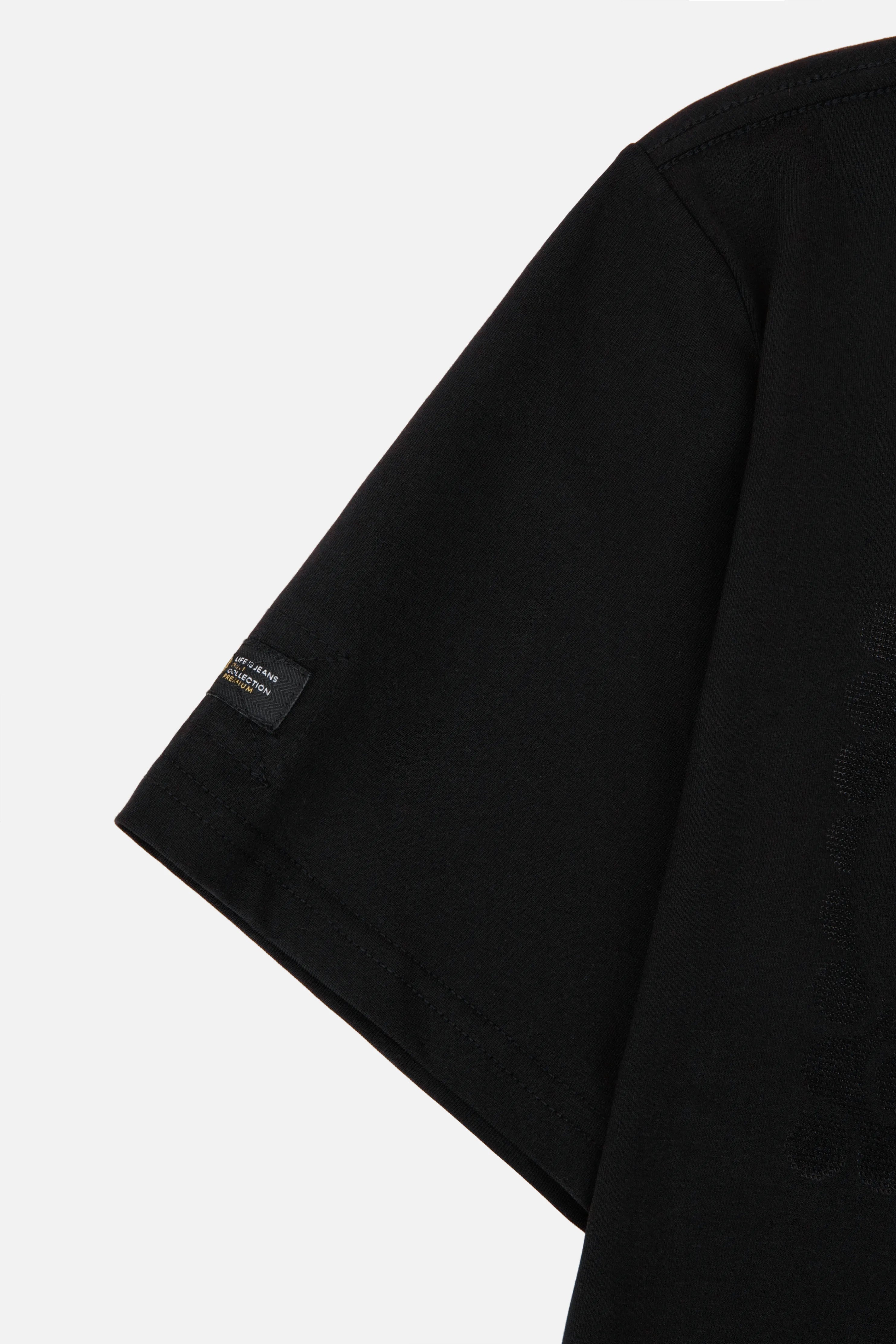 CAMISETA PREMIUM MANGA CORTA COLOR NEGRO