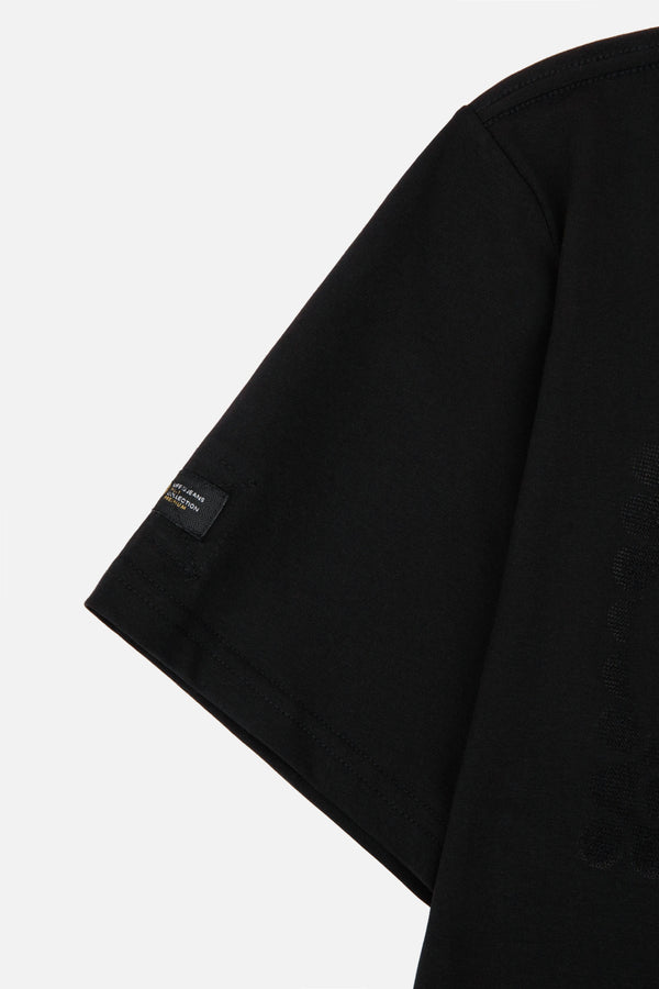 CAMISETA PREMIUM MANGA CORTA COLOR NEGRO