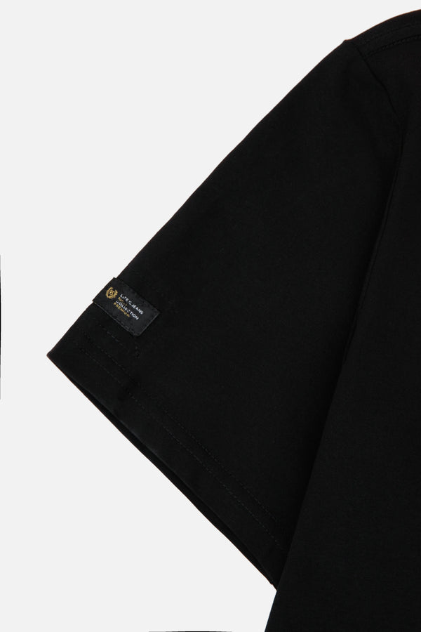 CAMISETA PREMIUM MANGA CORTA COLOR NEGRO