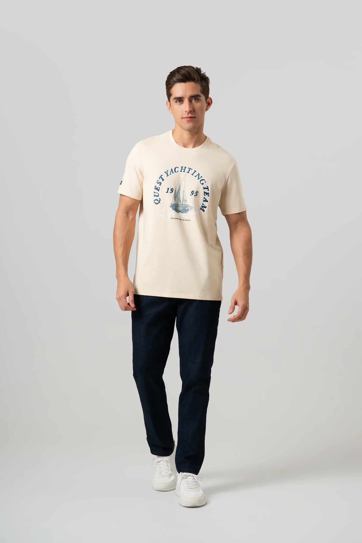CAMISETA PREMIUM MANGA CORTA COLOR BRAZILIAN SAND