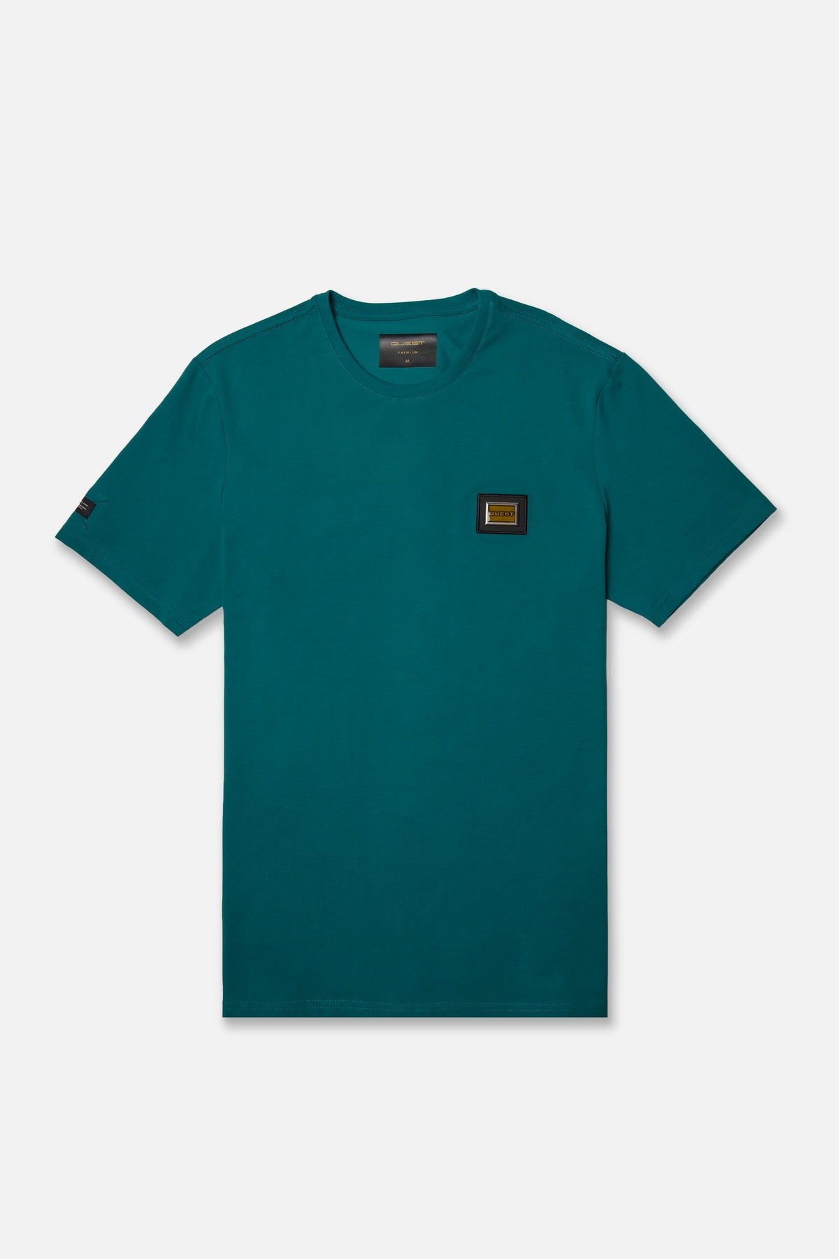 CAMISETA PREMIUM MANGA CORTA COLOR VERDE TORMENTA