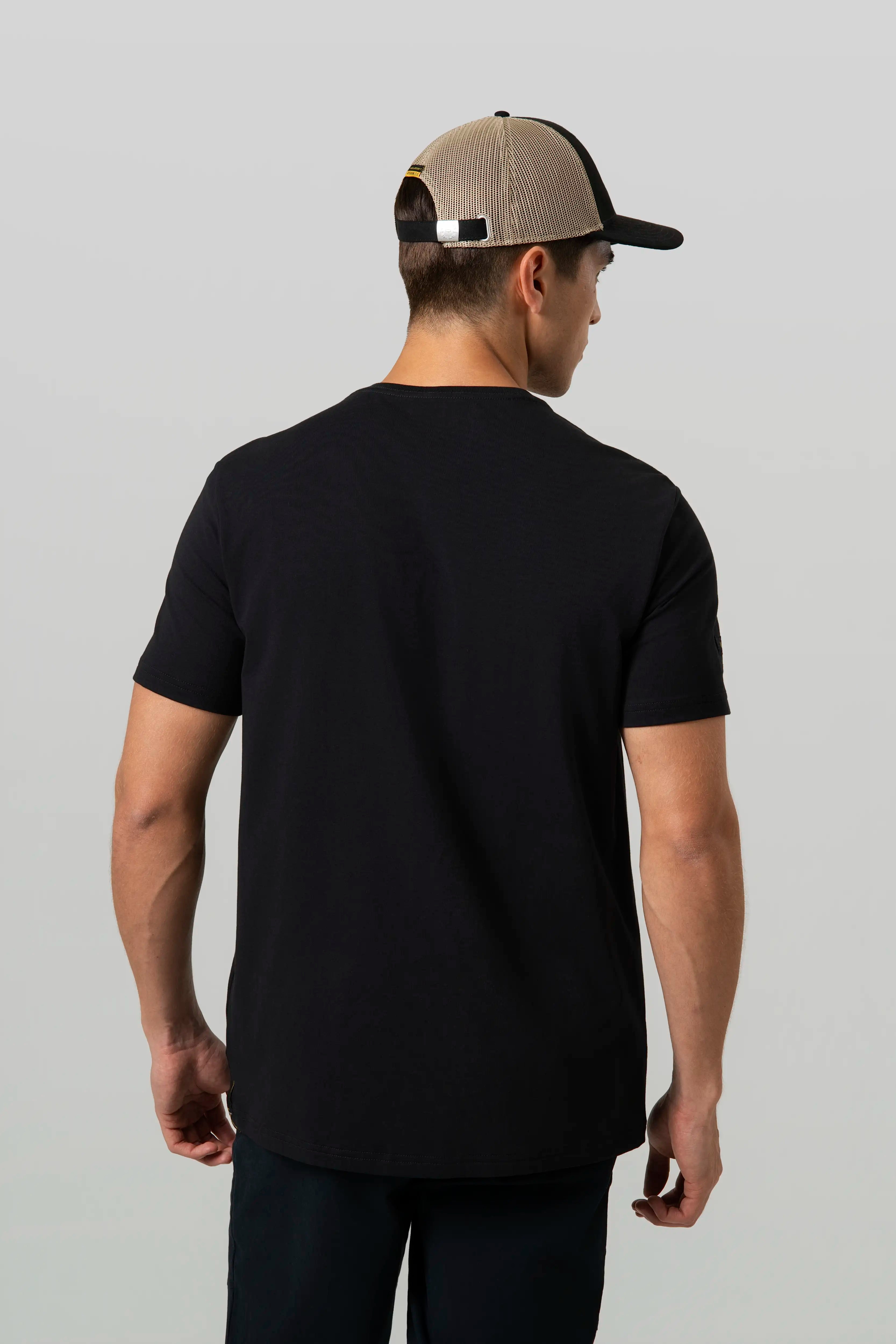 CAMISETA PREMIUM MANGA CORTA COLOR NEGRO