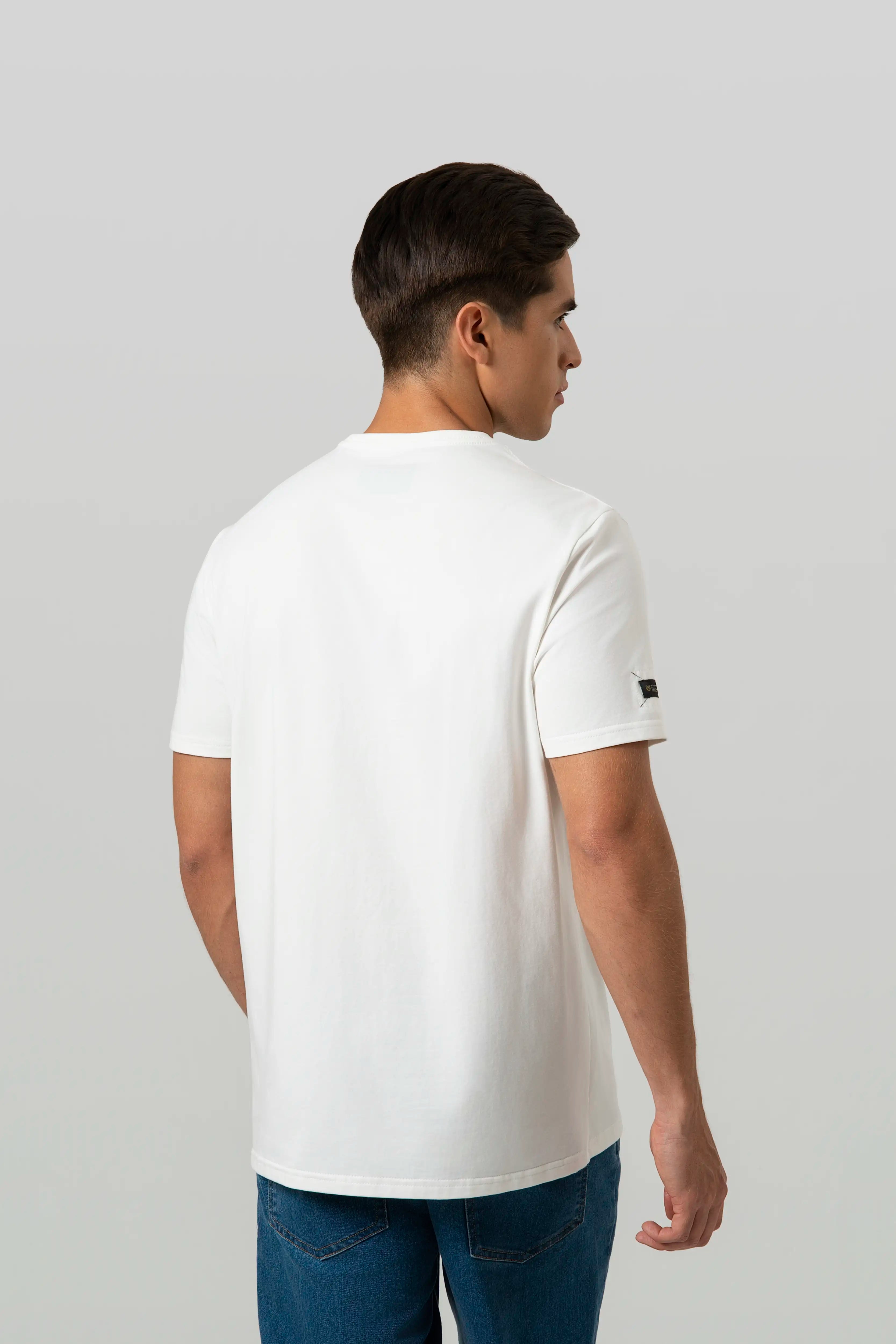 CAMISETA PREMIUM MANGA CORTA COLOR IVORY