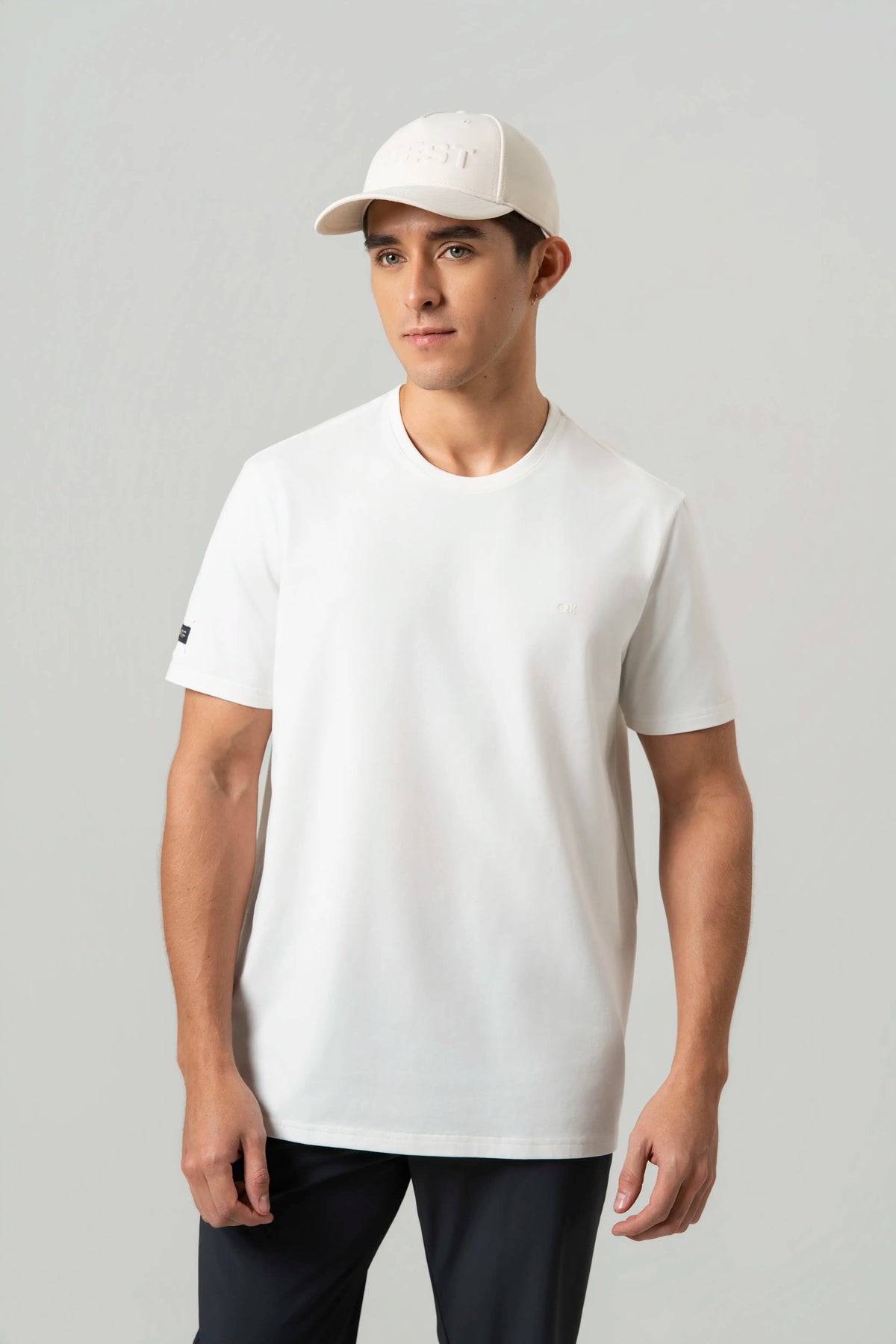 CAMISETA PREMIUM MANGA CORTA COLOR IVORY