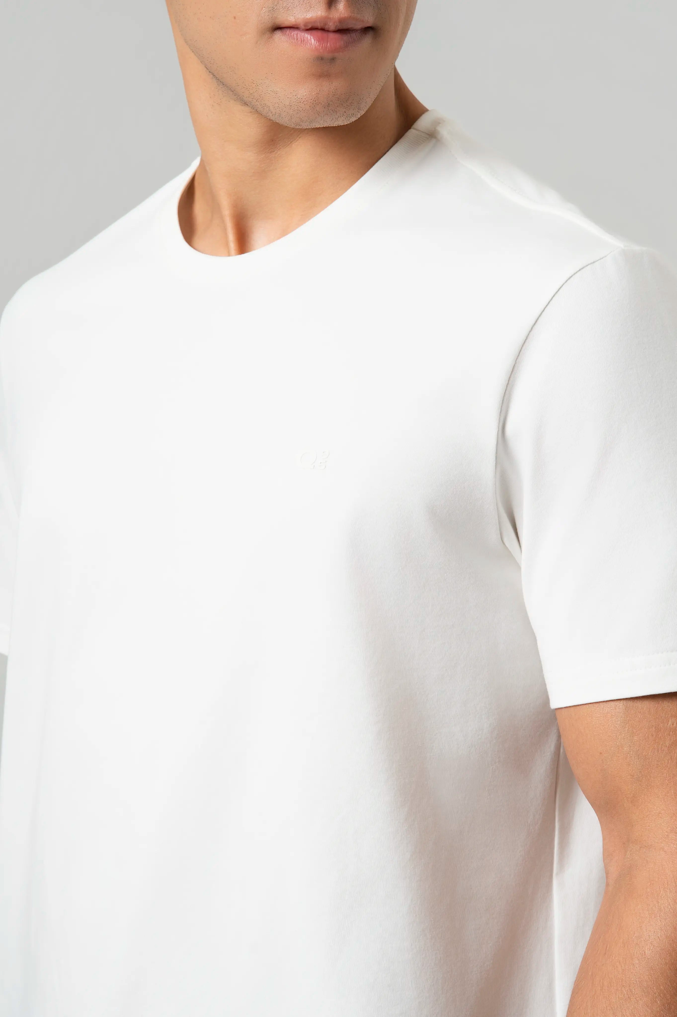 CAMISETA PREMIUM MANGA CORTA COLOR IVORY