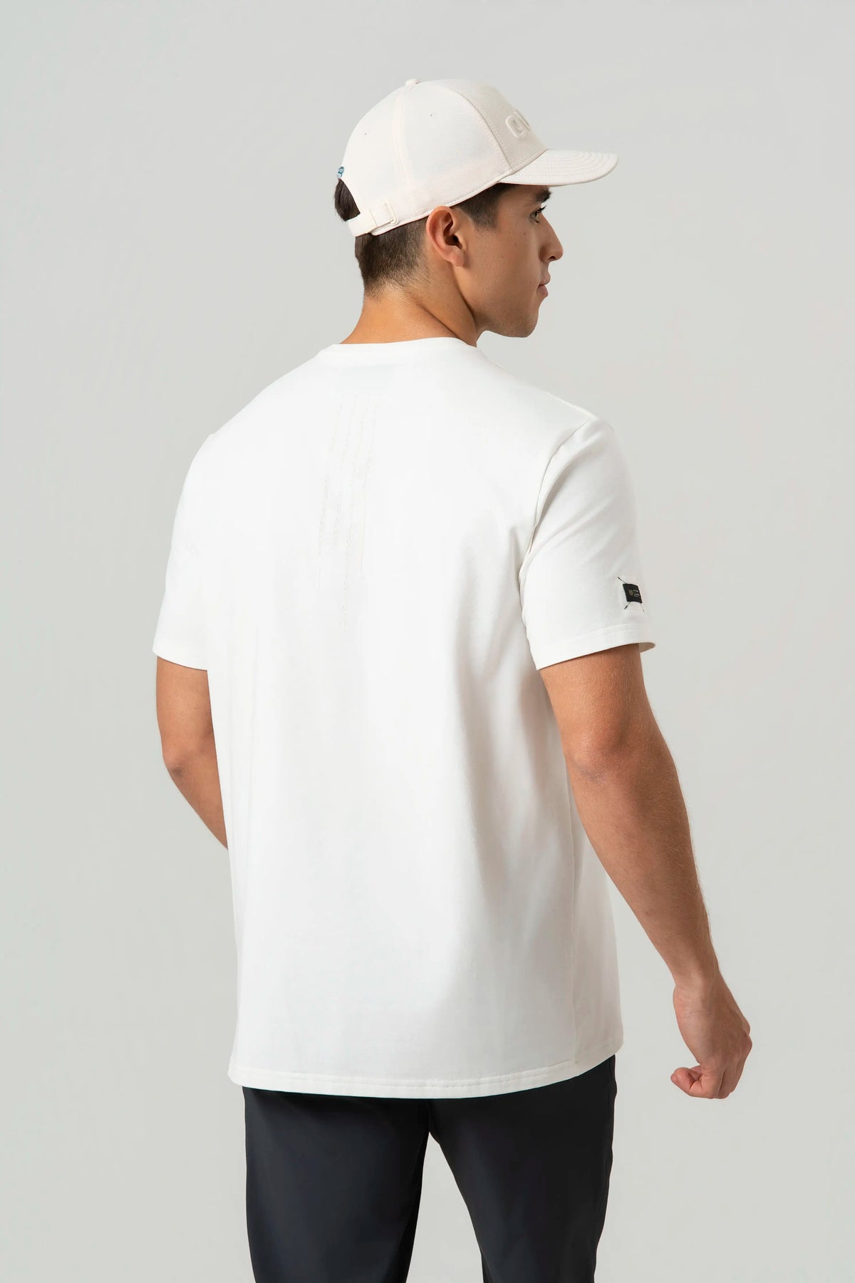 CAMISETA PREMIUM MANGA CORTA COLOR IVORY