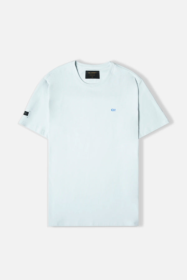 CAMISETA PREMIUM MANGA CORTA COLOR BABY BLUE