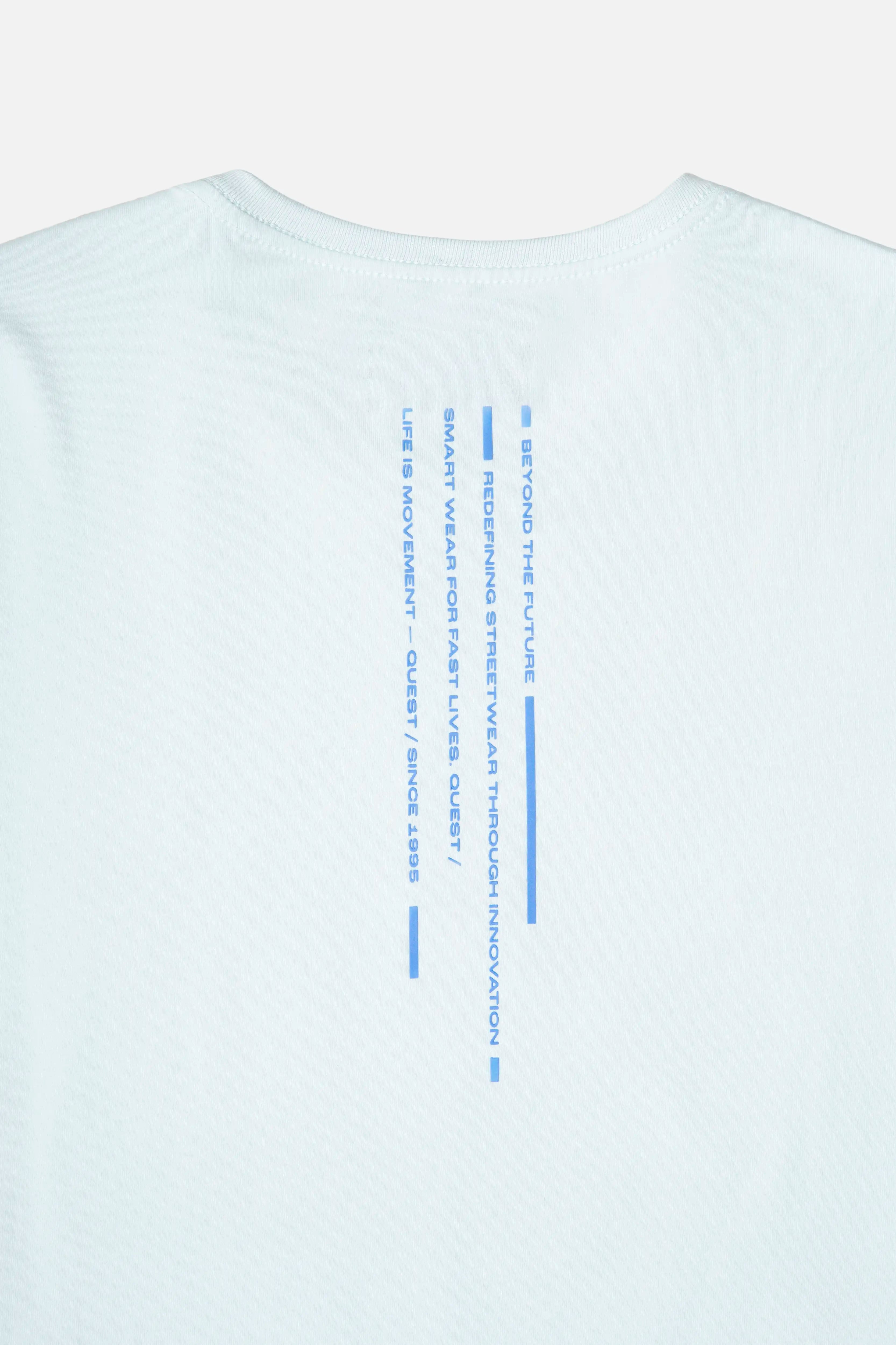 CAMISETA PREMIUM MANGA CORTA COLOR BABY BLUE