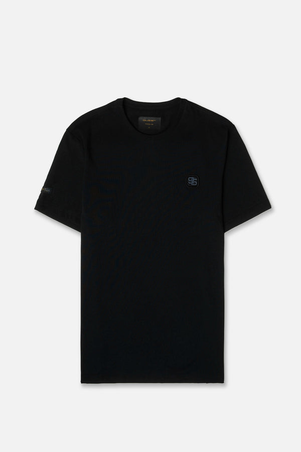 CAMISETA PREMIUM MANGA CORTA COLOR NEGRO