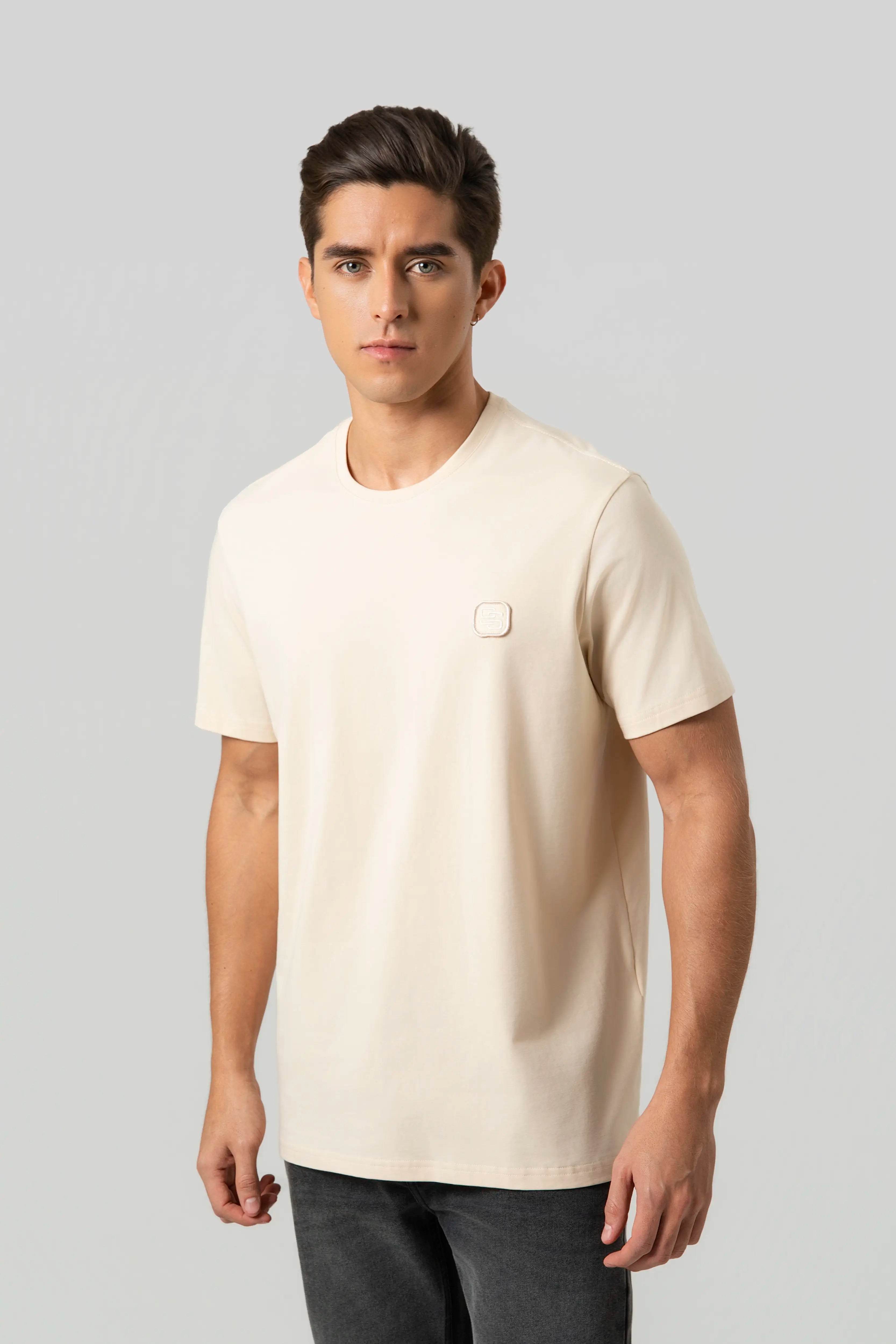 CAMISETA PREMIUM MANGA CORTA COLOR BRAZILIAN SAND