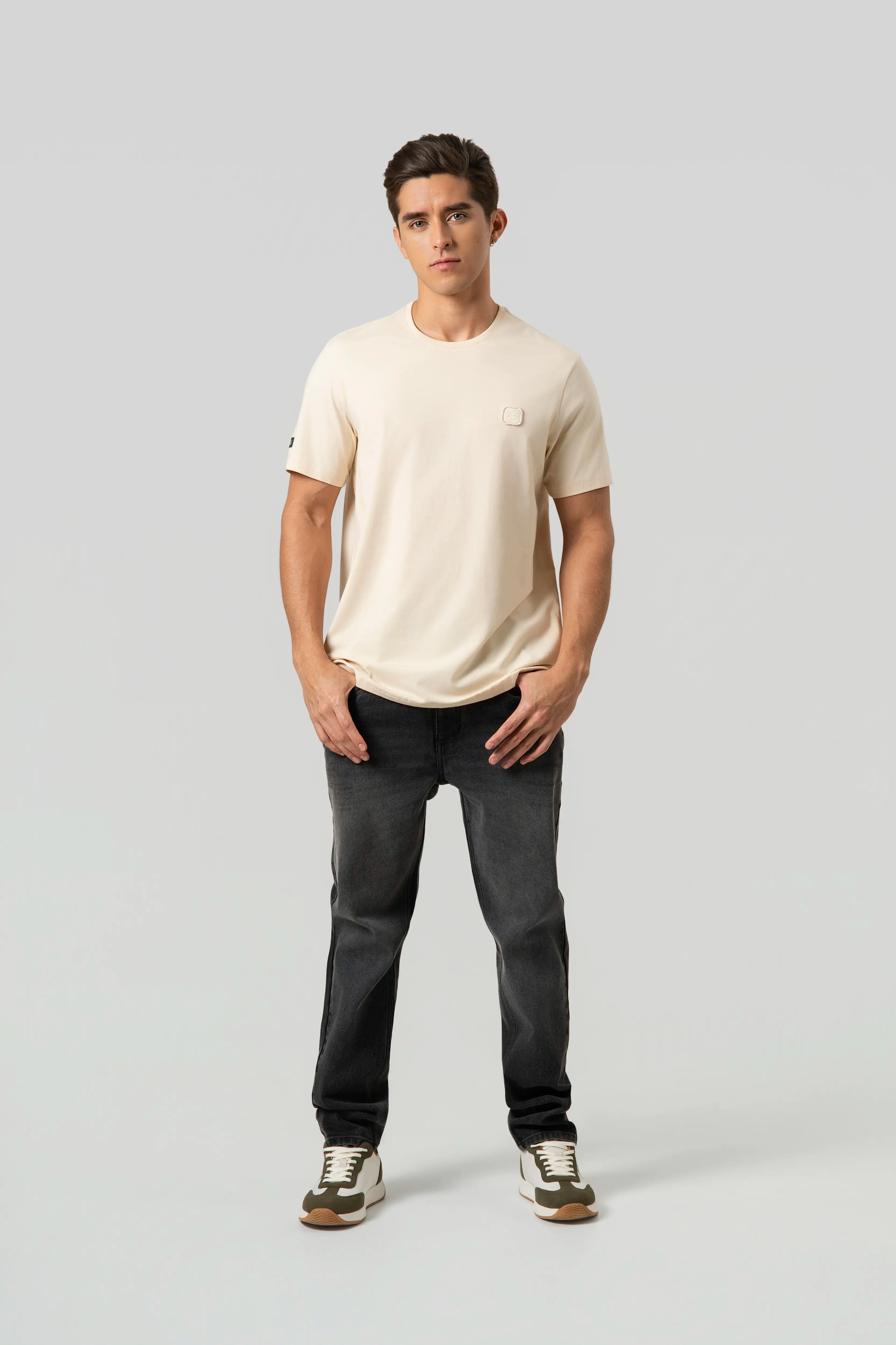 CAMISETA PREMIUM MANGA CORTA COLOR BRAZILIAN SAND