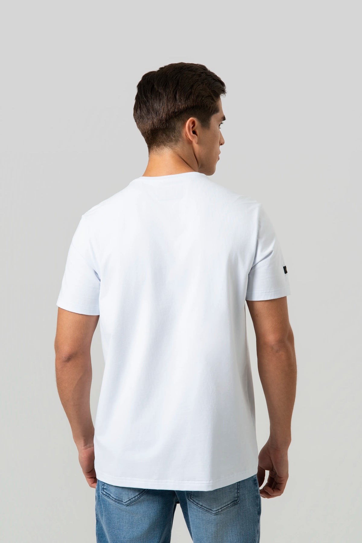 CAMISETA PREMIUM MANGA CORTA COLOR BLANCO – Quest Colombia