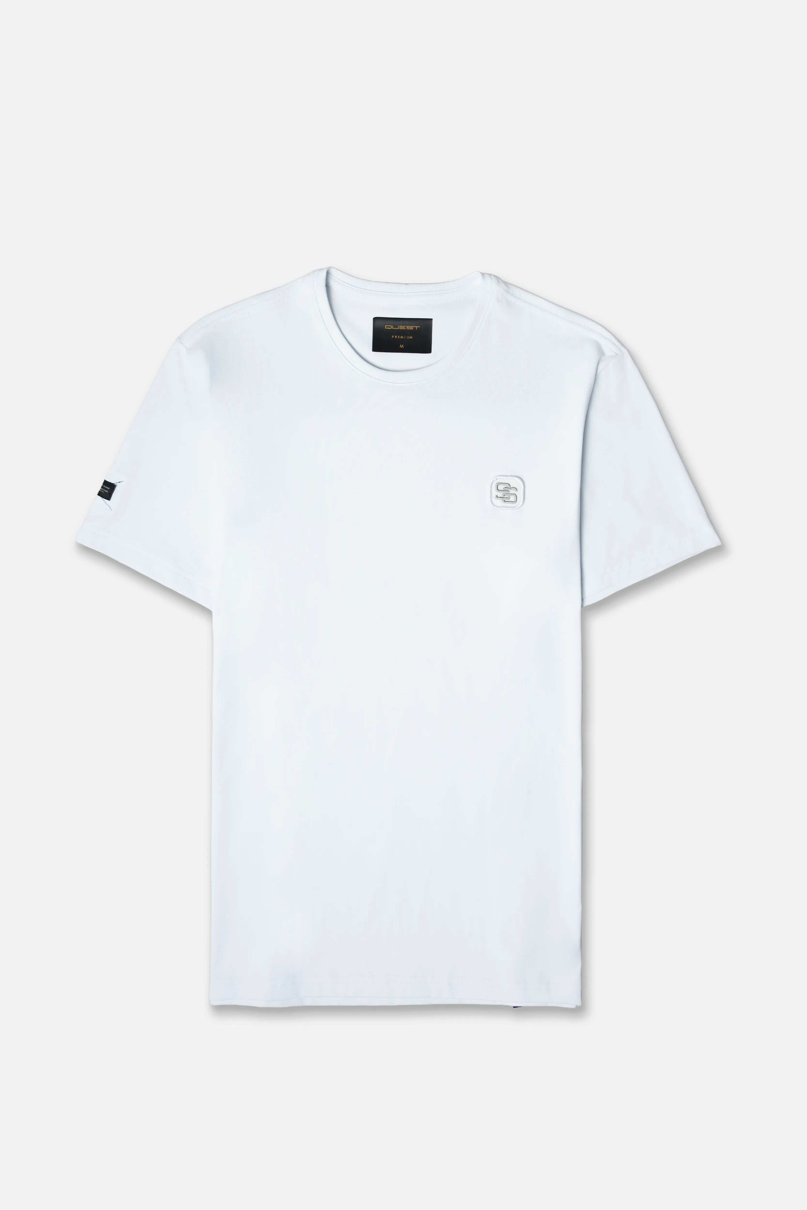 CAMISETA PREMIUM MANGA CORTA COLOR BLANCO