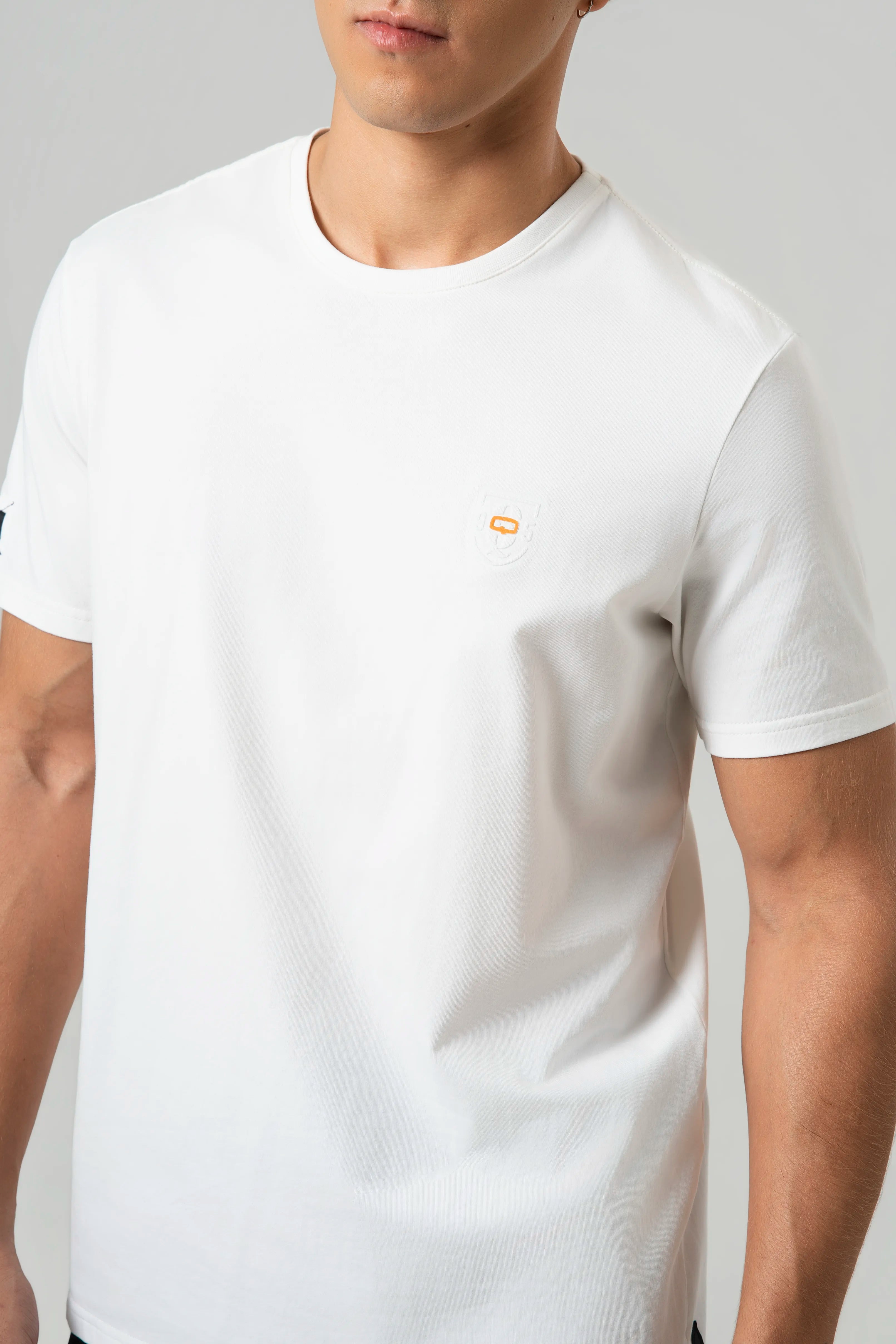 CAMISETA PREMIUM MANGA CORTA COLOR IVORY