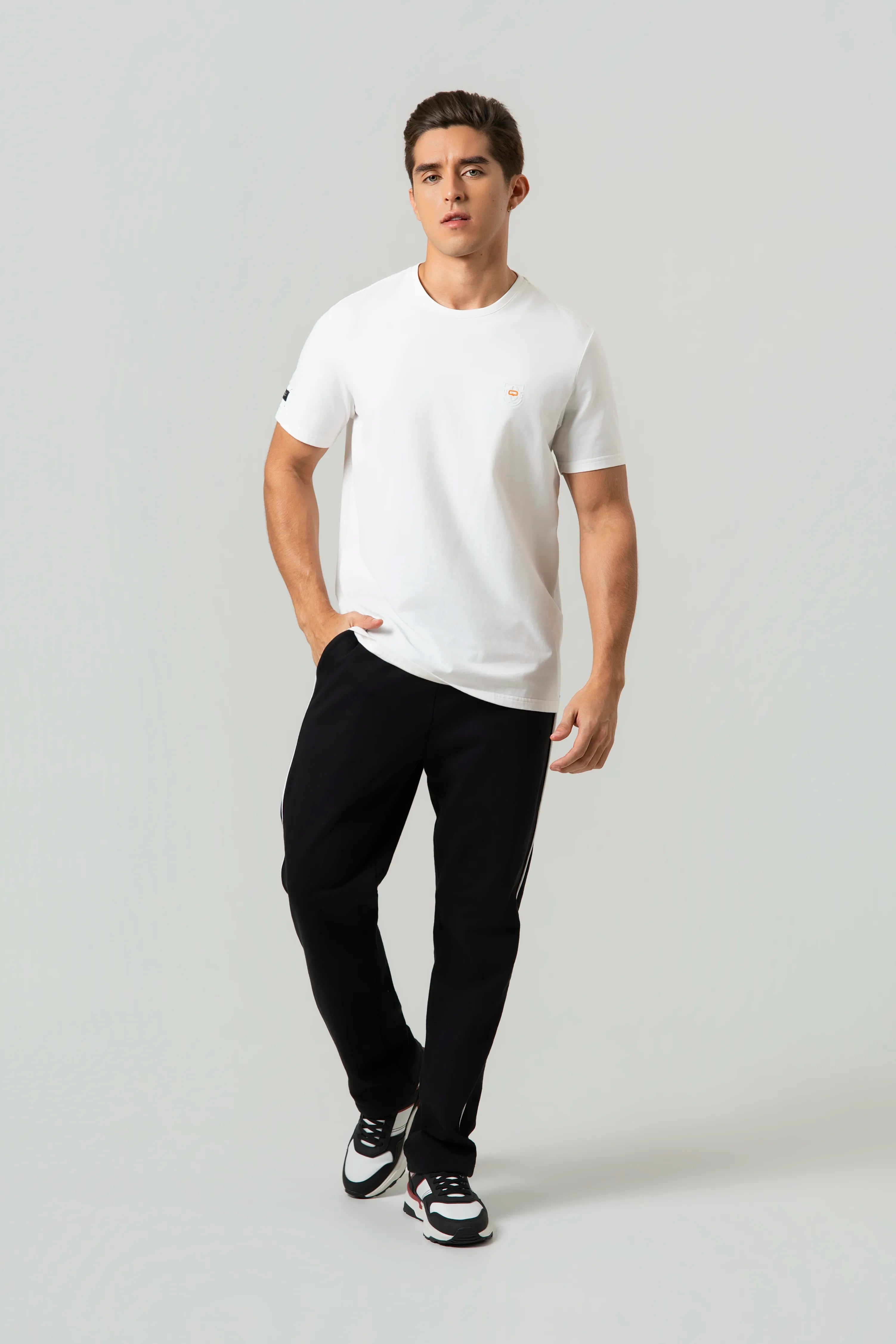 CAMISETA PREMIUM MANGA CORTA COLOR IVORY