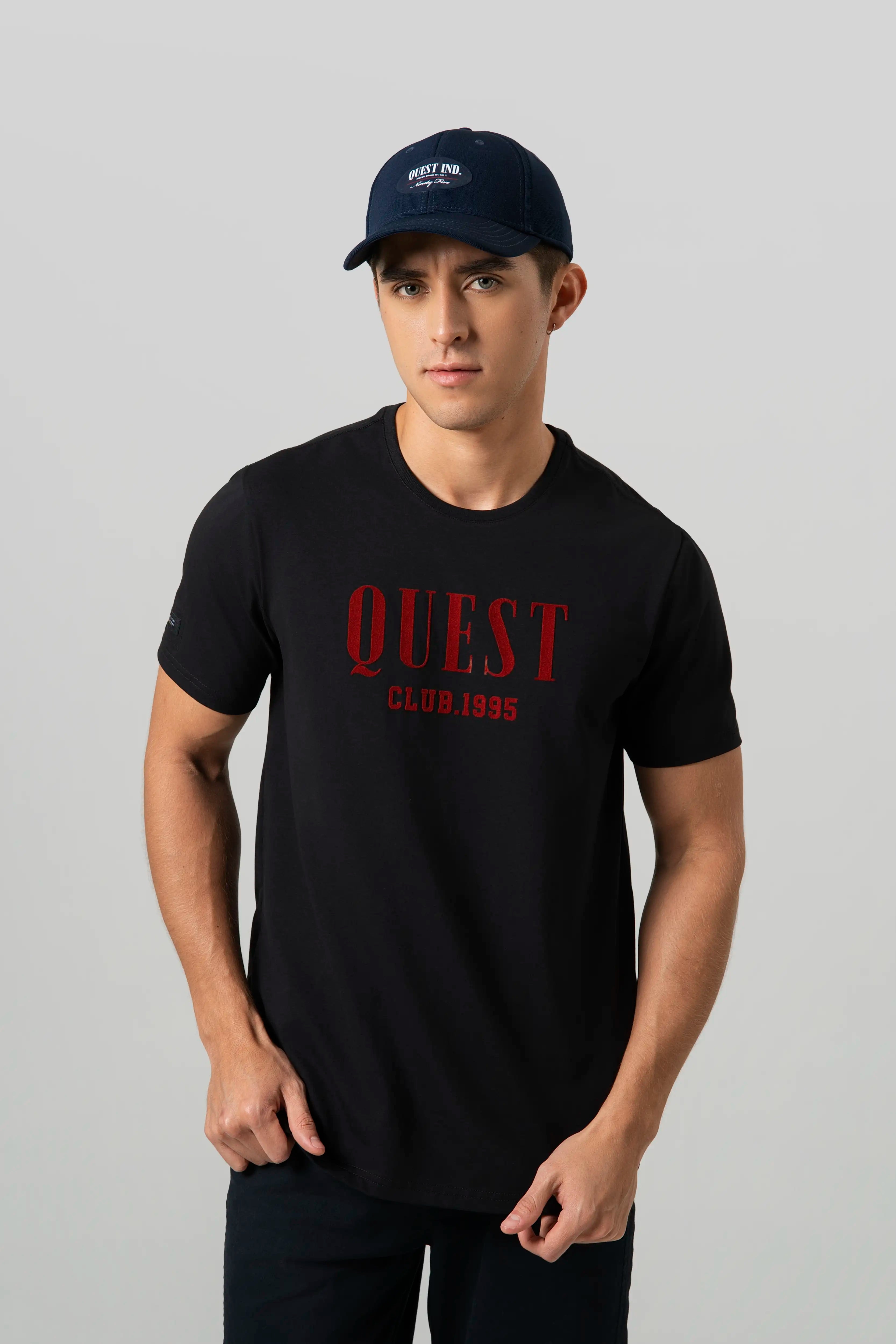 CAMISETA PREMIUM MANGA CORTA COLOR NEGRO