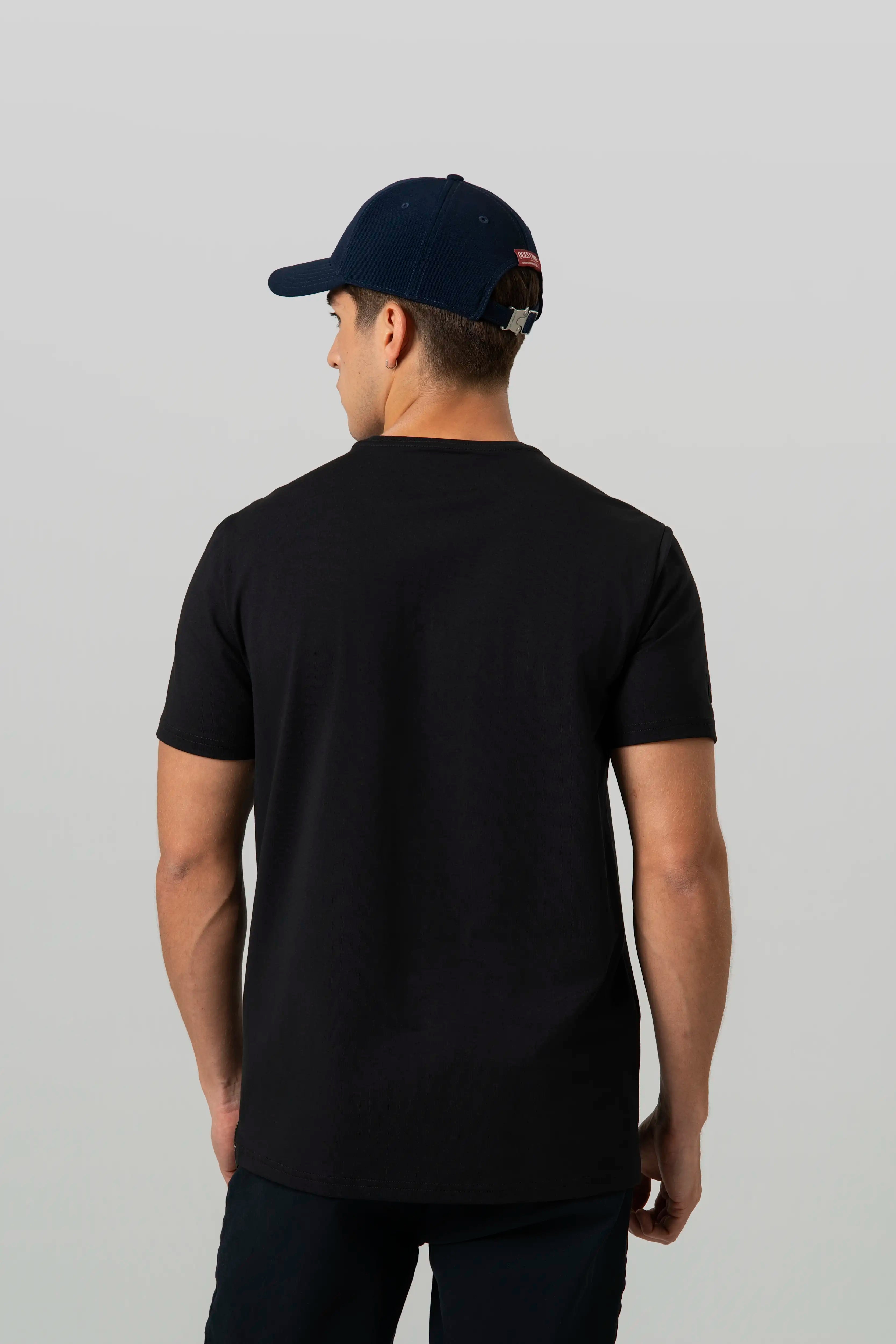 CAMISETA PREMIUM MANGA CORTA COLOR NEGRO