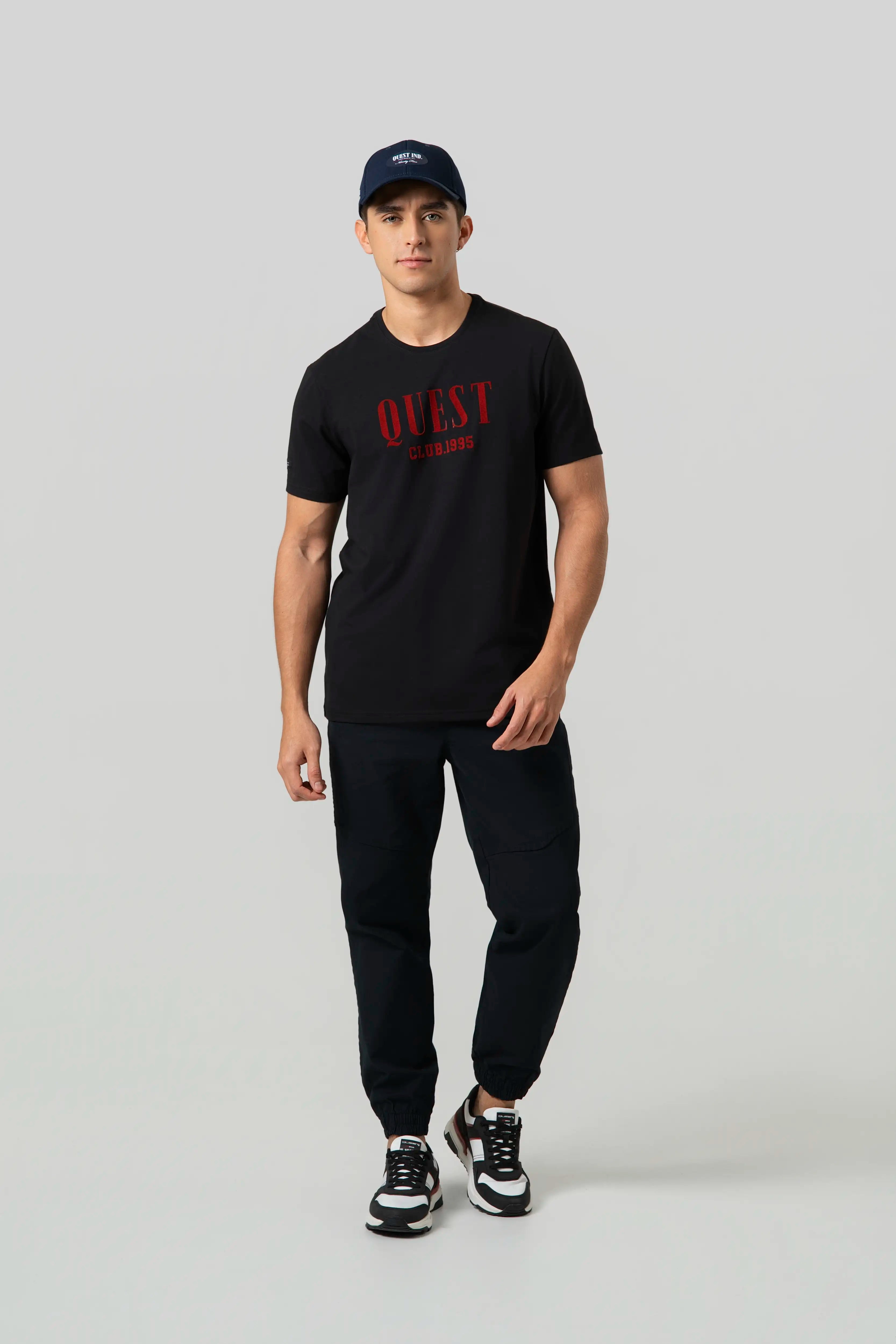 CAMISETA PREMIUM MANGA CORTA COLOR NEGRO