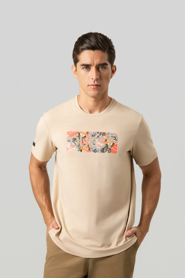 CAMISETA PREMIUM MANGA CORTA COLOR SAFARI